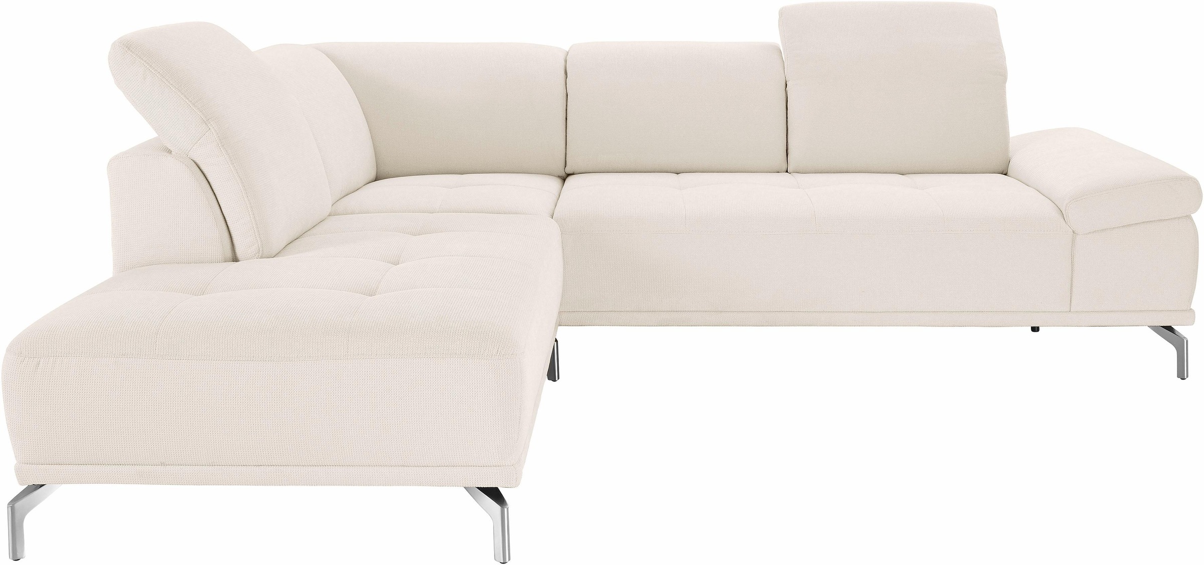 Places of Style Ecksofa "Caluna", Inkl.Sitztiefenverstellung, wahlweise mit günstig online kaufen