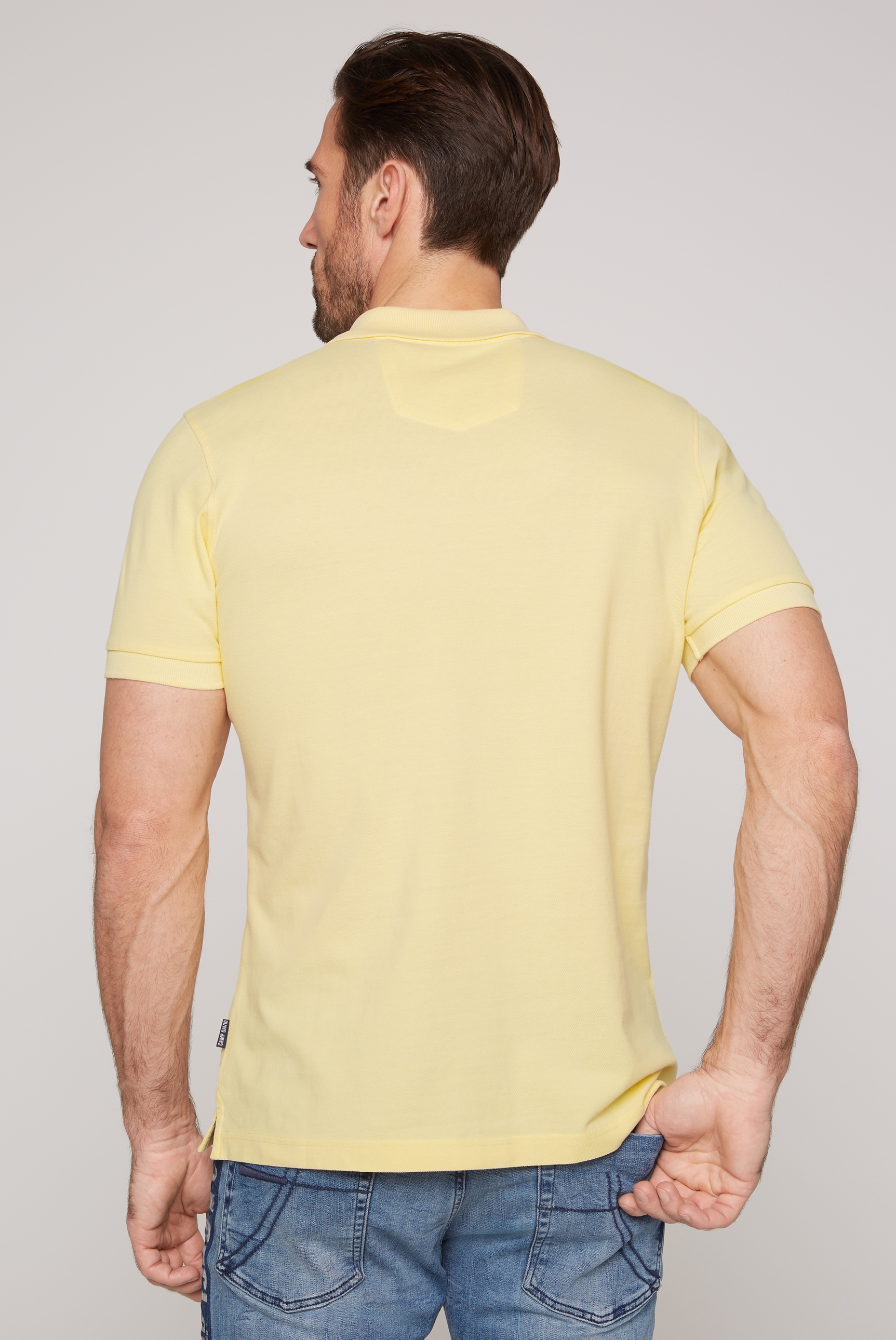 CAMP DAVID Poloshirt, mit Seitenschlitze