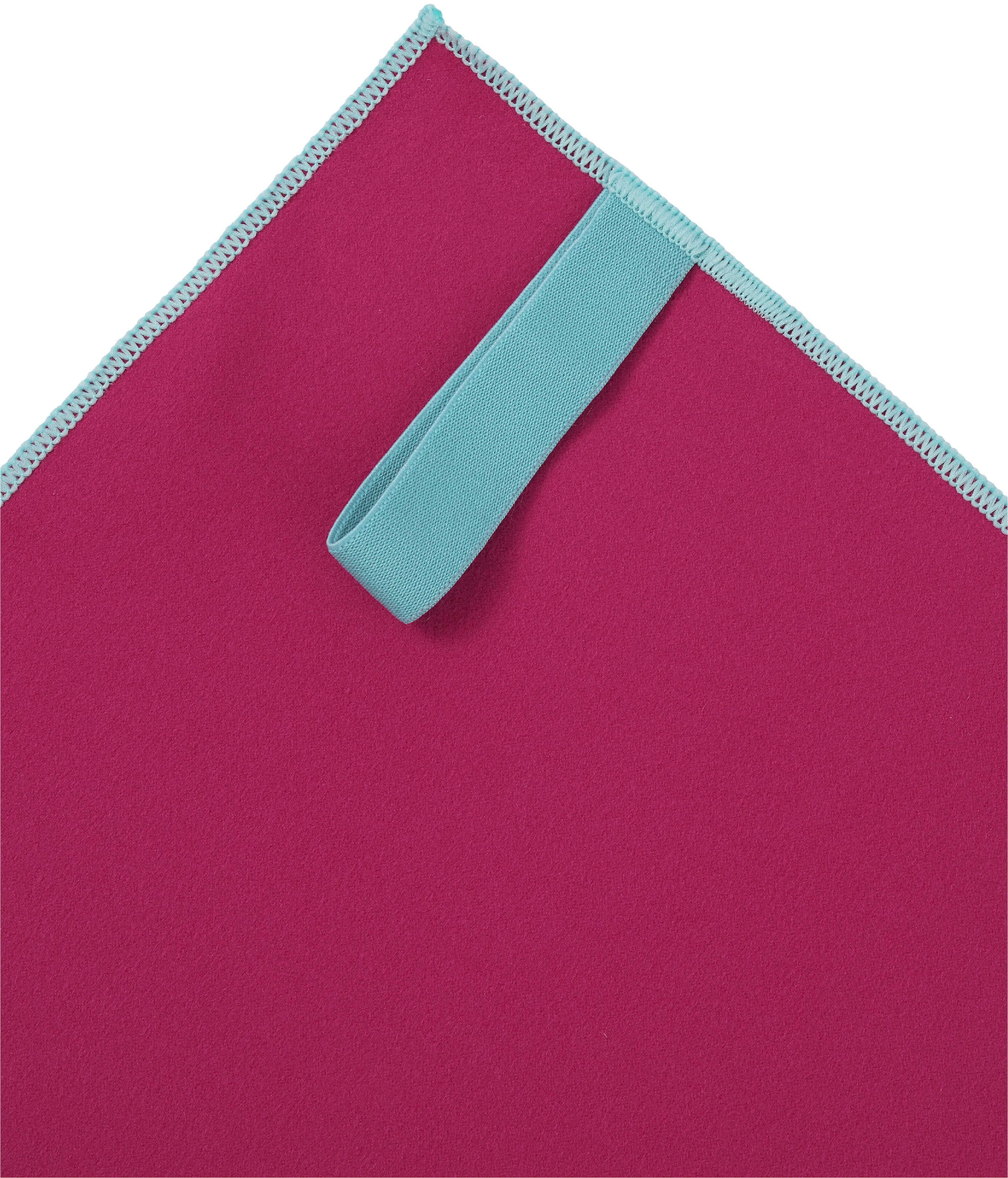 OTTO home Handtücher »Leoa, diverse Größen, Sporthandtuch, Reisehandtuch, Strandtuch« sehr leicht, kompakt, schnelltrocknend, Mikrofaser mit Kontrastnaht