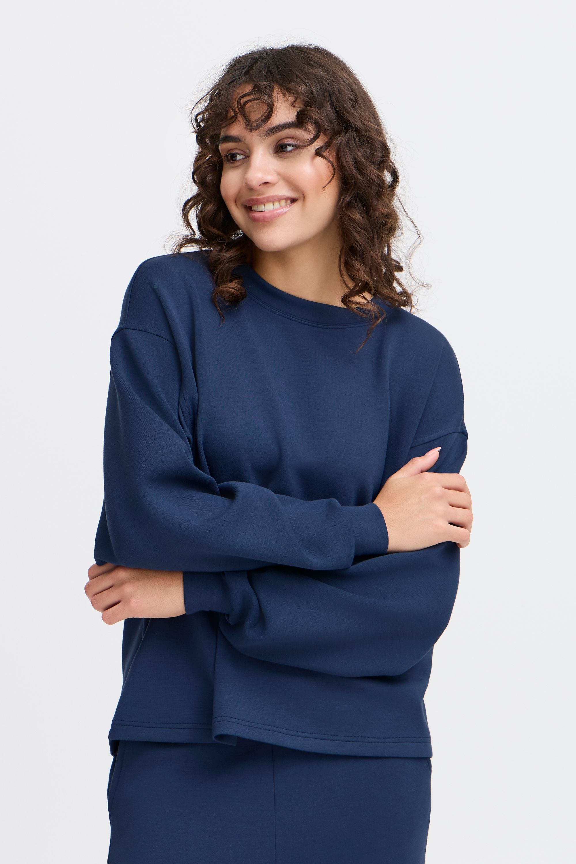 fransa Rundhalspullover »Sweatshirt FRAURORA PU 7«