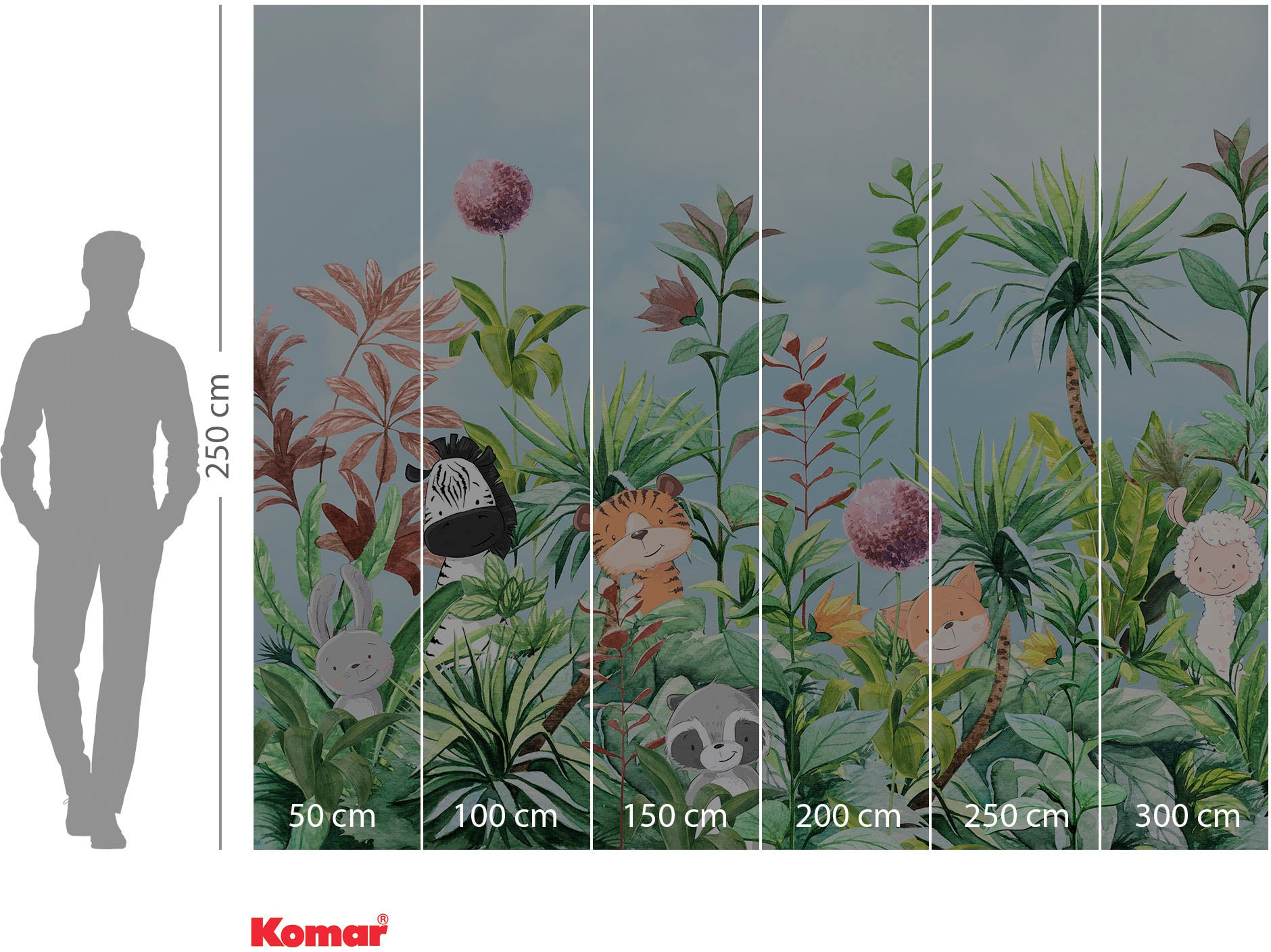 Komar Fototapete »Digitaldruck Vlies - First Day of School - Größe 300 x 250 cm«, bedruckt, Wohnzimmer, Schlafzimmer