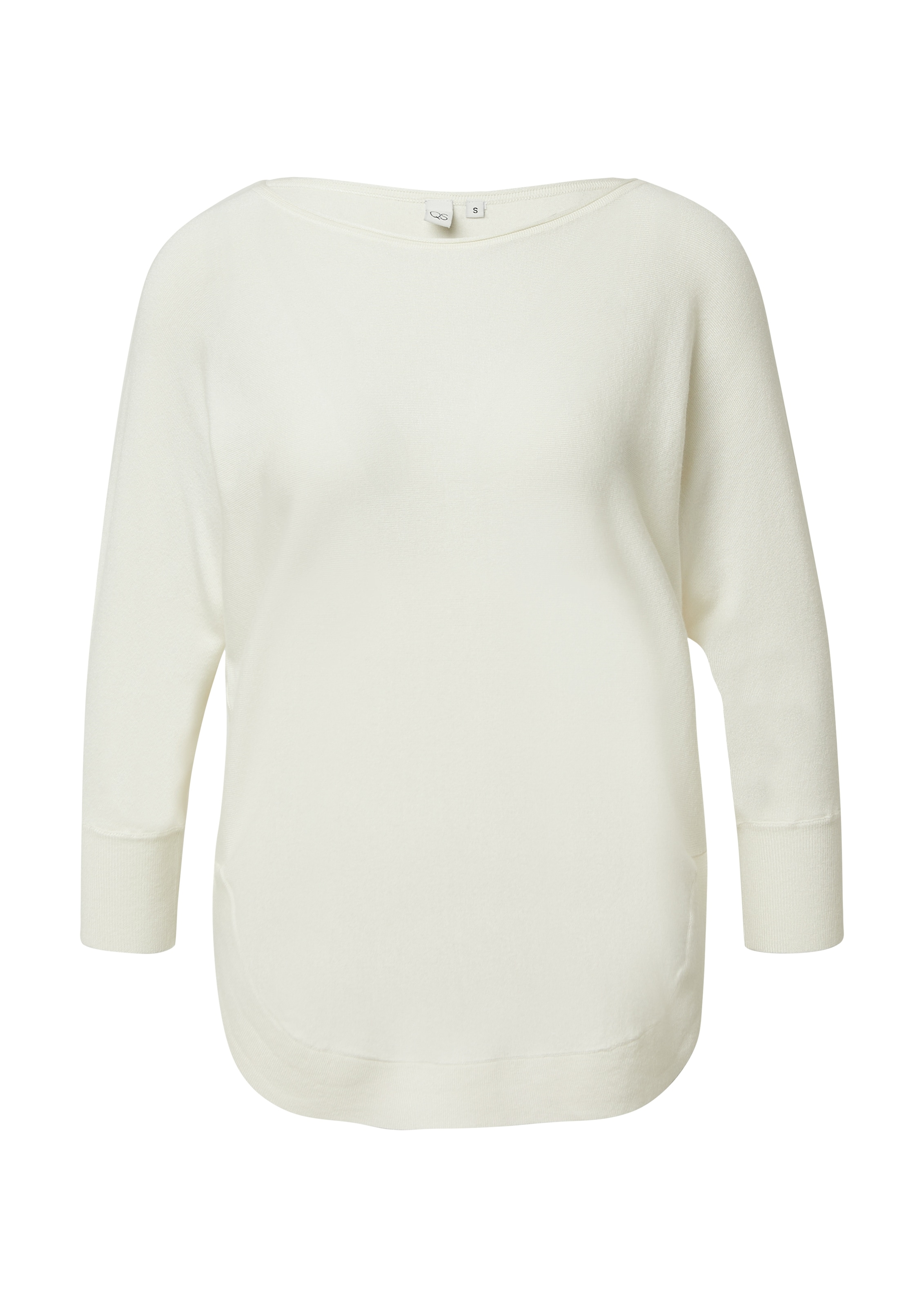 QS Strickpullover mit Rippbündchen günstig online kaufen