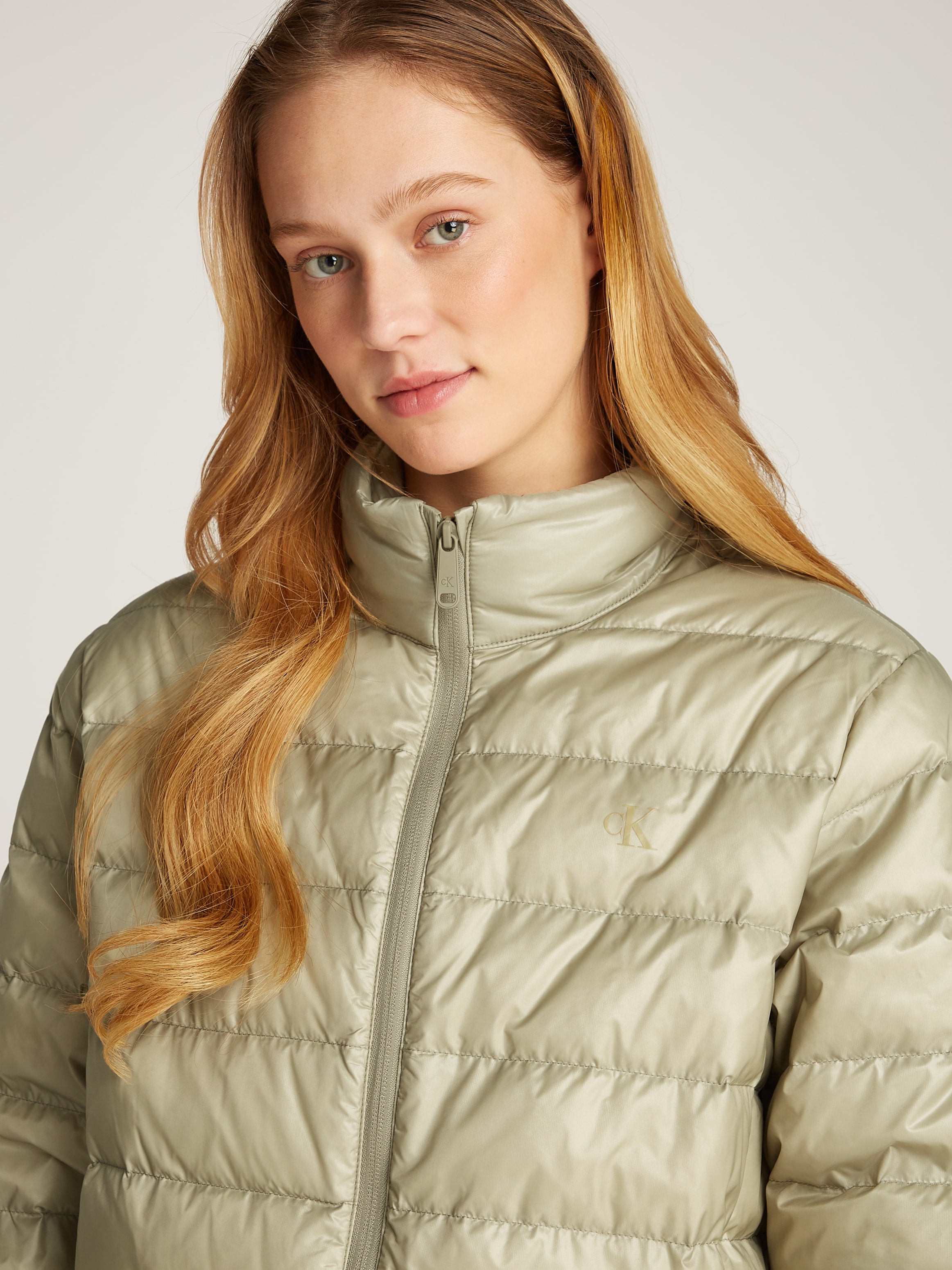 Calvin Klein Jeans Steppjacke »UL DOWN SHINE PUFFER«, mit Logodruck