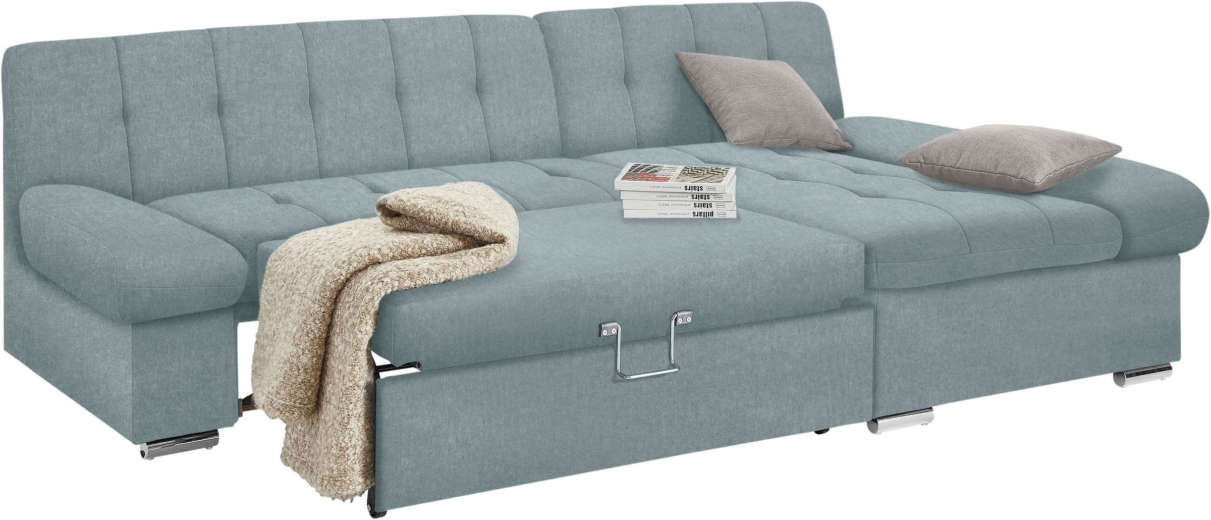 TRENDMANUFAKTUR Ecksofa »Reggae II, L-Form«, wahlweise mit Bettfunktion