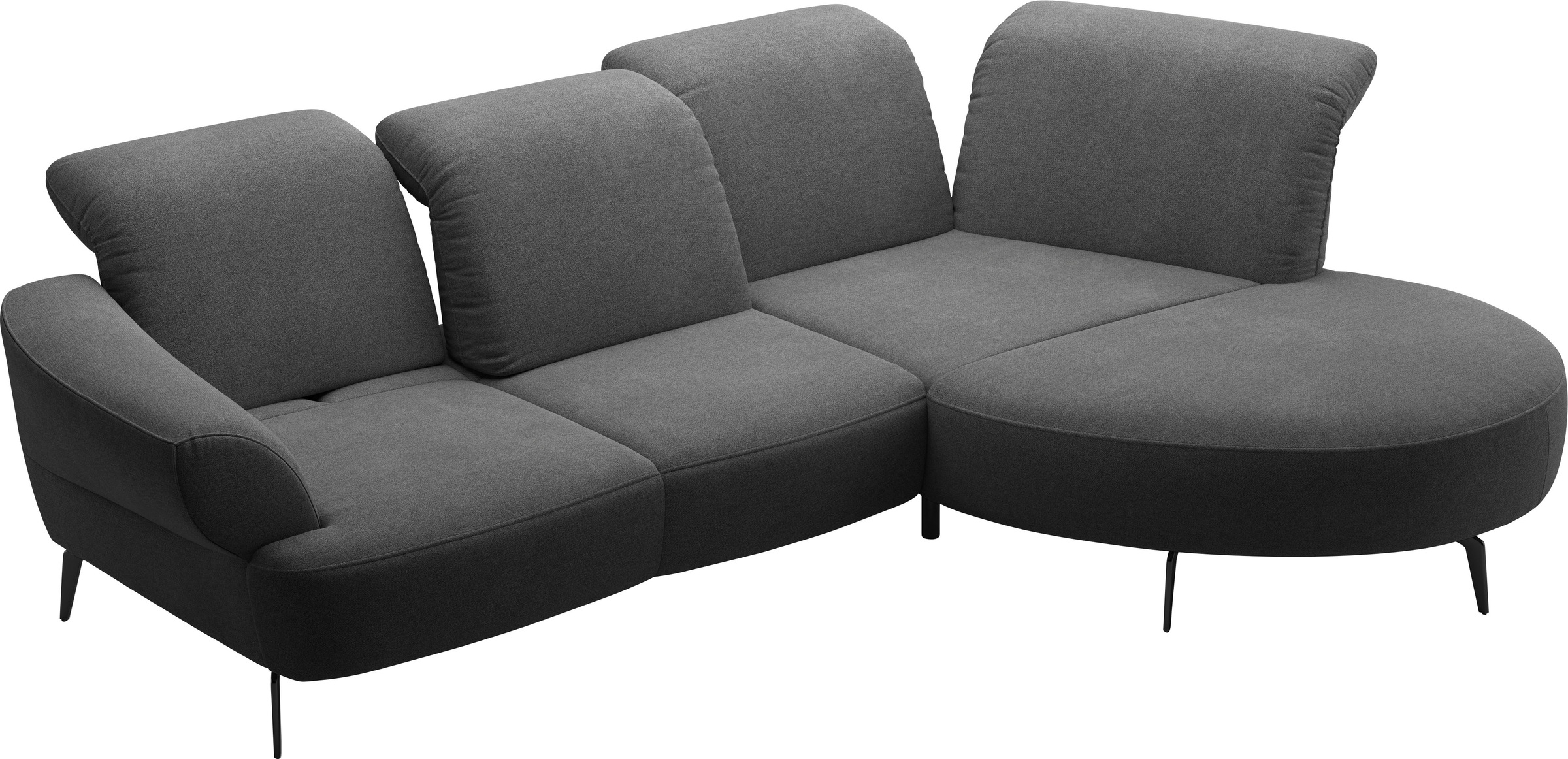 sit&more Ecksofa »Dance«, inkl.System Click&Seat und Sitztiefenverstellung