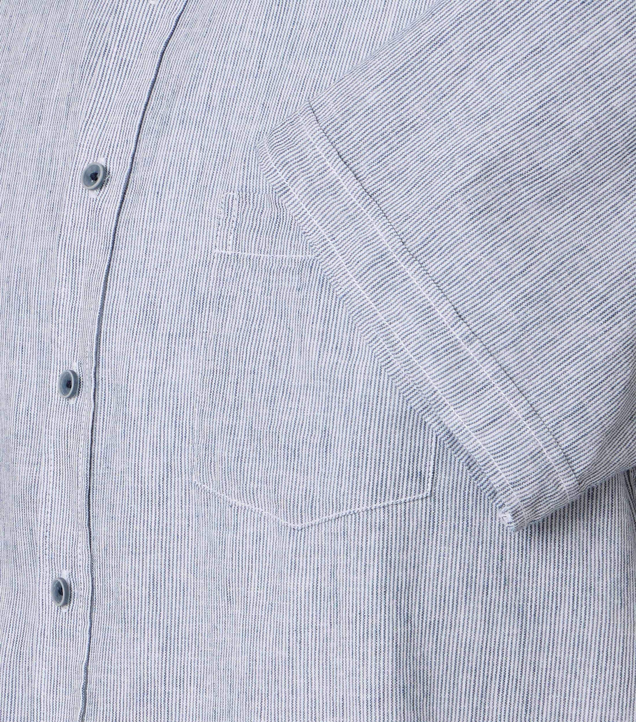 CASAMODA Kurzarmhemd »CASAMODA Leinenhemd Kurzarm uni«