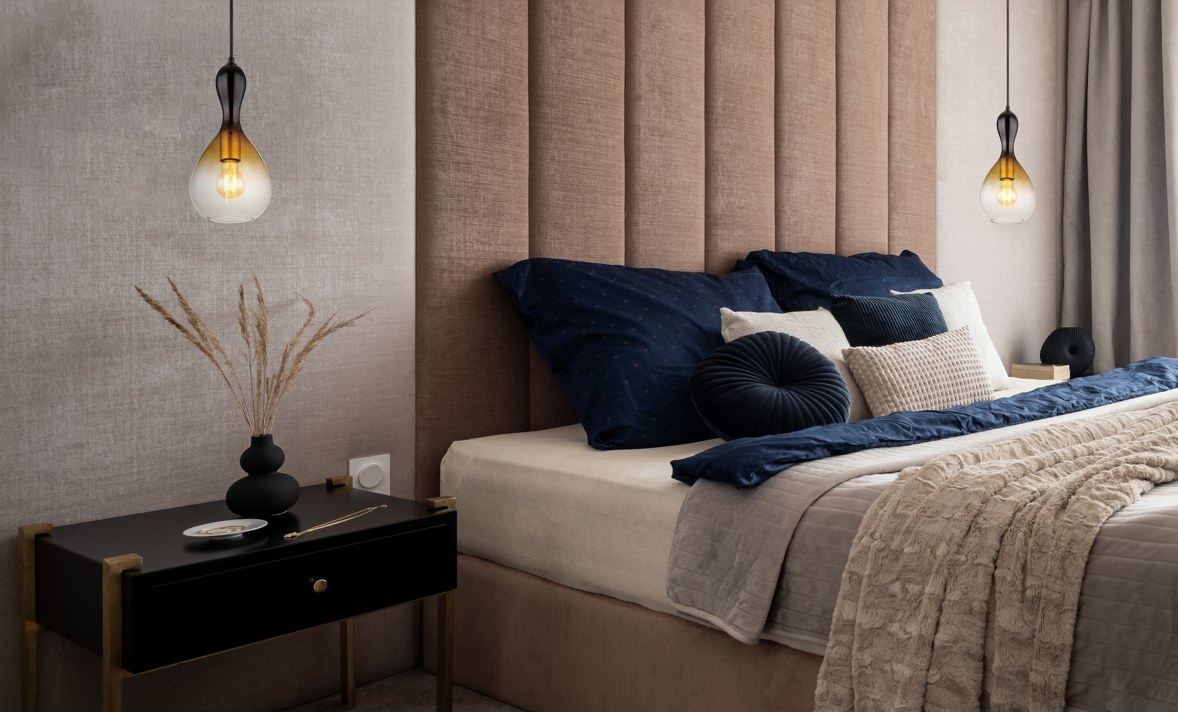 GLOBO LIGHTING Hängeleuchte »ALADDIN«, Leuchtmittel E27 | ohne Leuchtmittel, Hängelampe/Pendelleuchte/goldfarben/Glasrauchfarben/amber/Höhe kürzbar