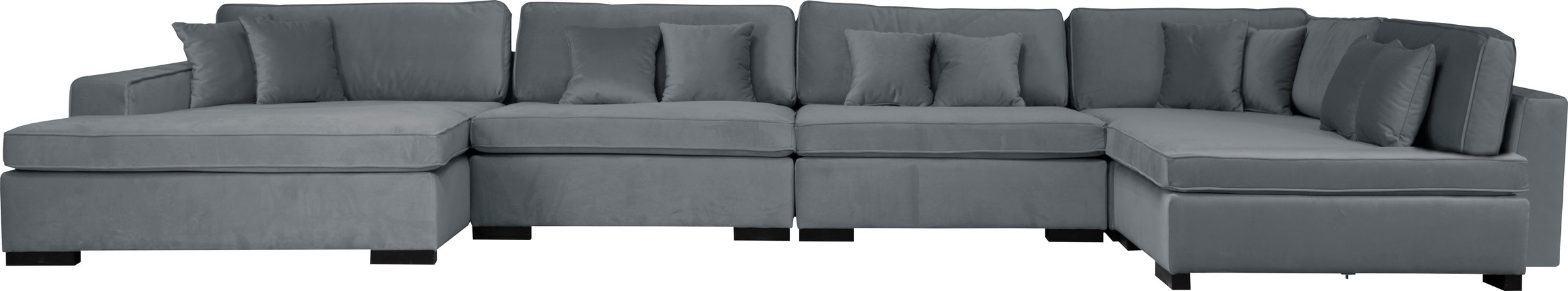 Wohnlandschaft »Skara XXL U-Form«, Lounge-Sofa XXL mit Federkern-Polsterung, in vielen...