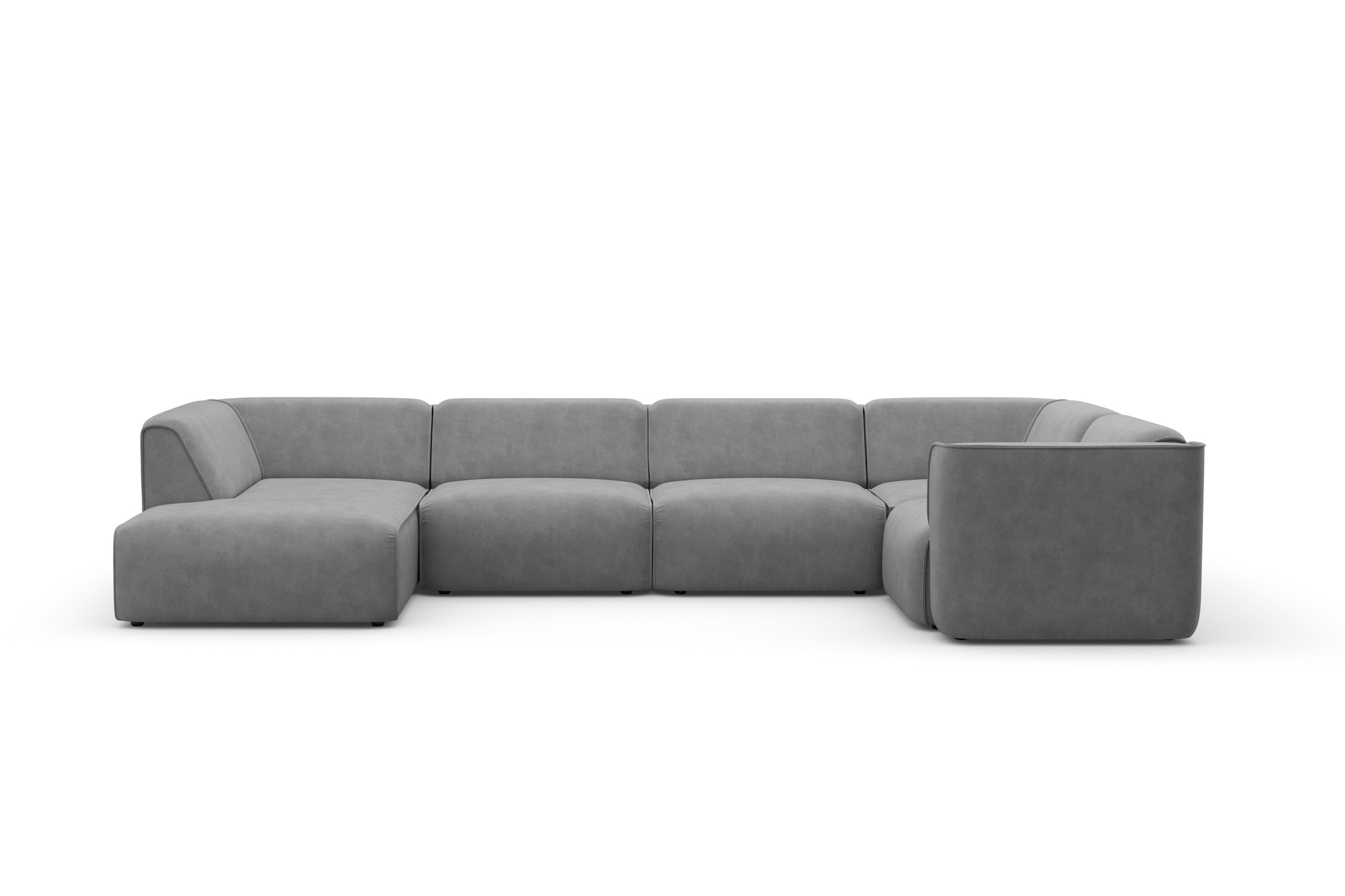 OTTO home Wohnlandschaft "Merid U-Form, B: 367 cm" jederzeit durch Module e günstig online kaufen