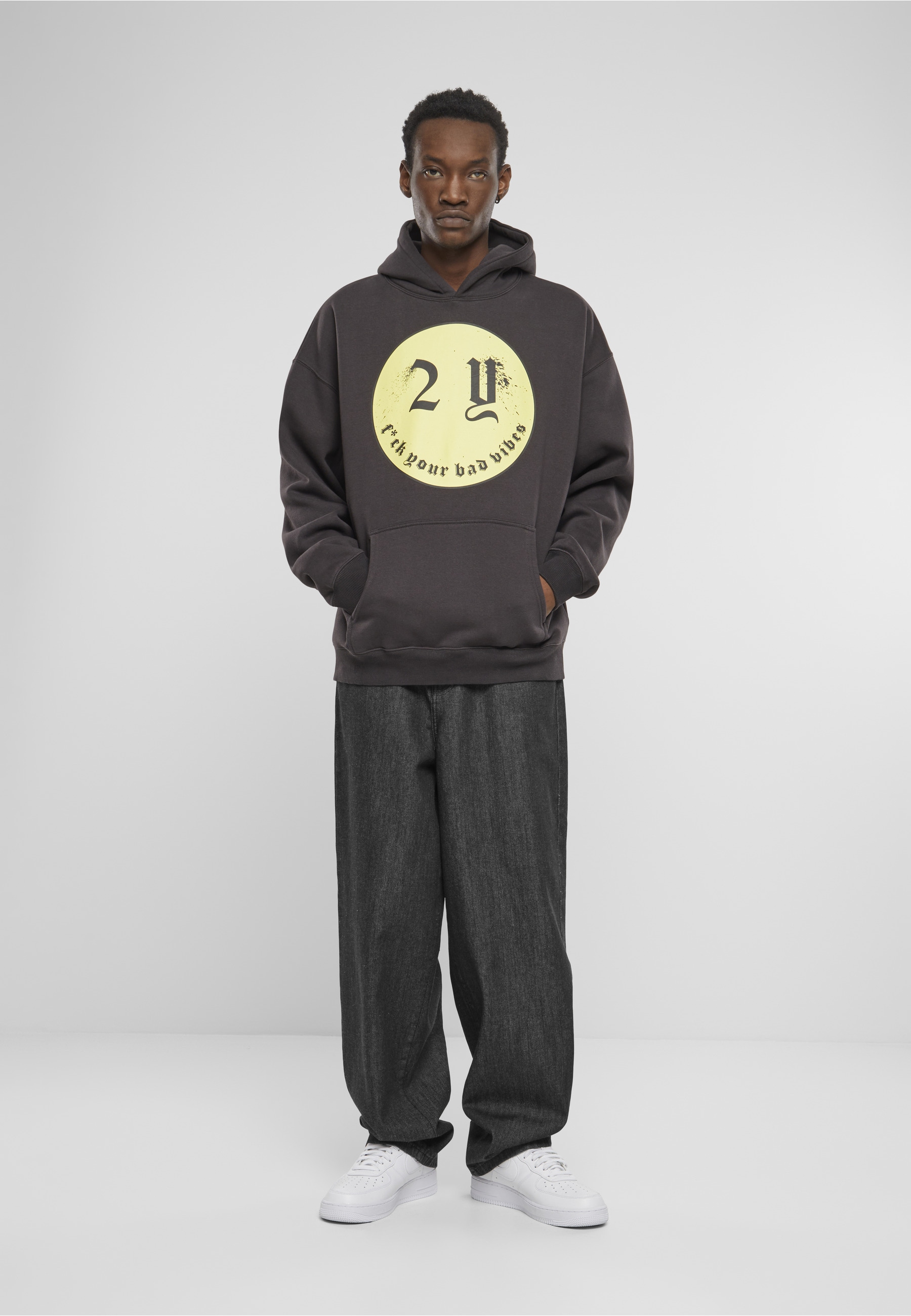 2Y Studios Kapuzensweatshirt »2Y Studios Herren Smiley Oversize Hoodie«, 1 Stk.
