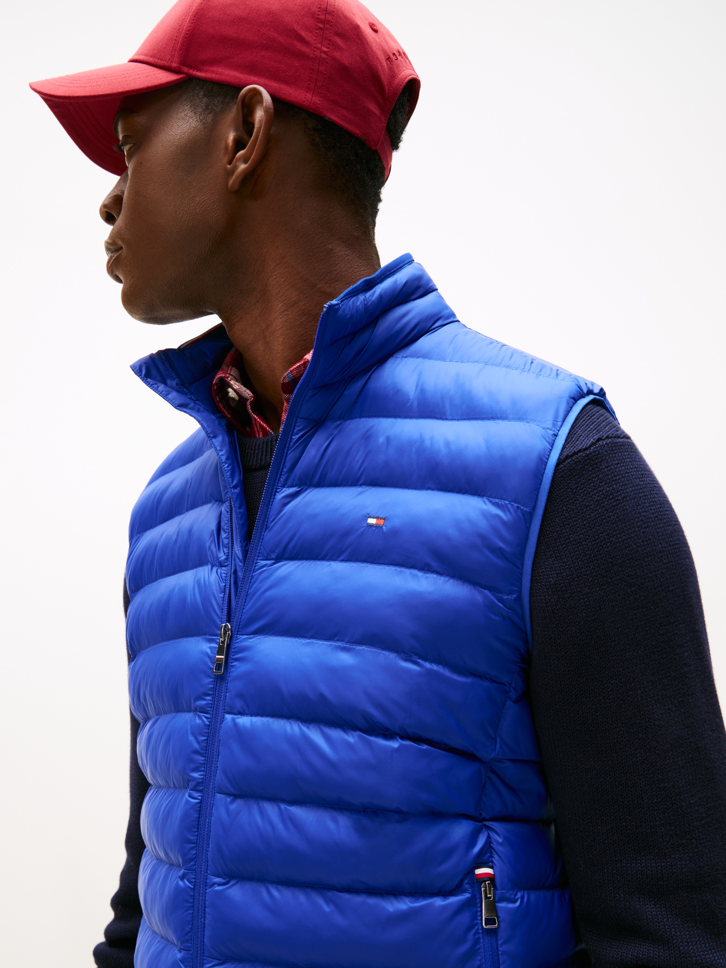 Tommy Hilfiger Steppweste »PACKABLE RECYCLED VEST«, mit Logostickerei