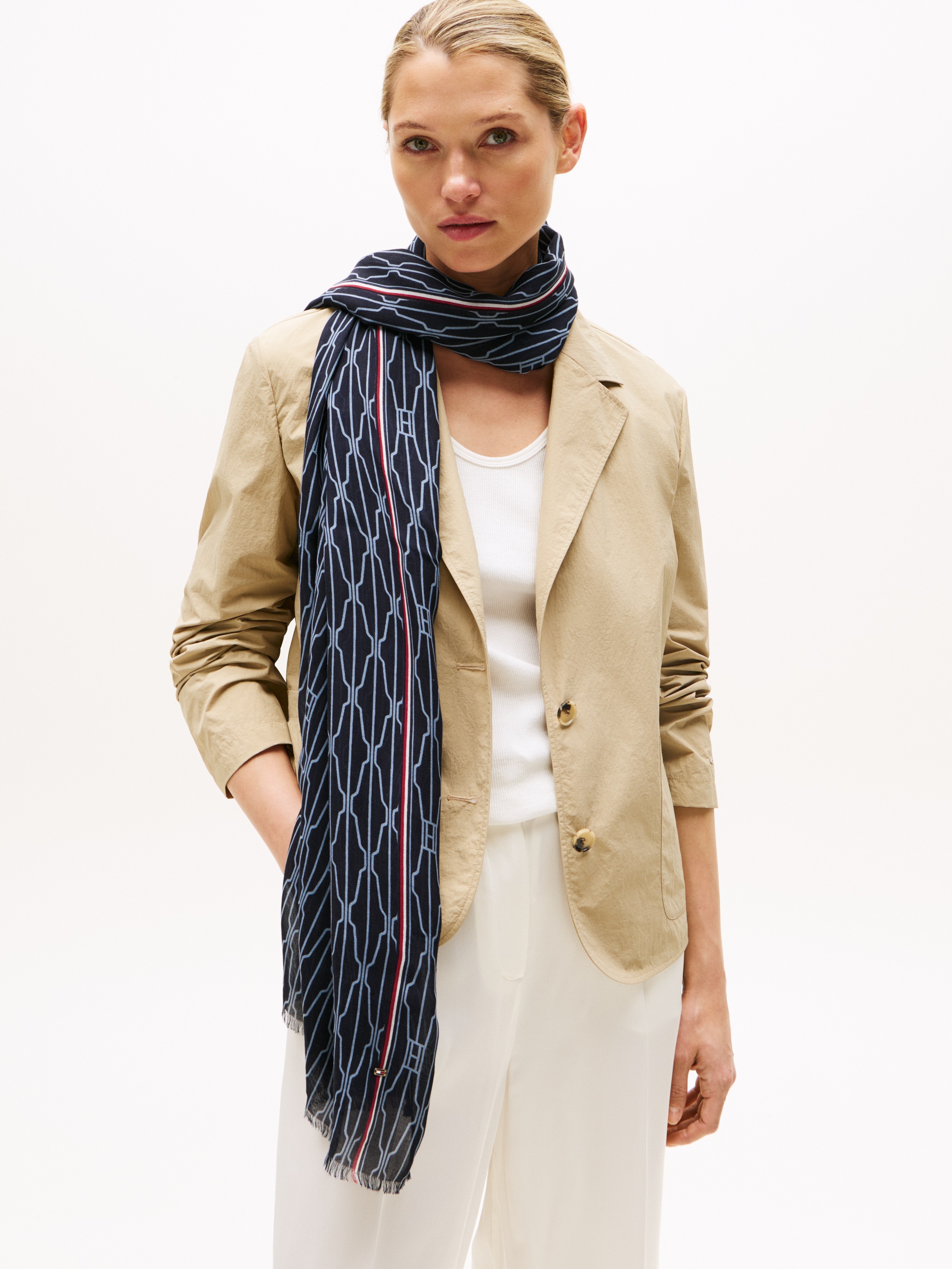 Tommy Hilfiger Modeschal "ESSENTIAL FLAG SCARF" günstig online kaufen