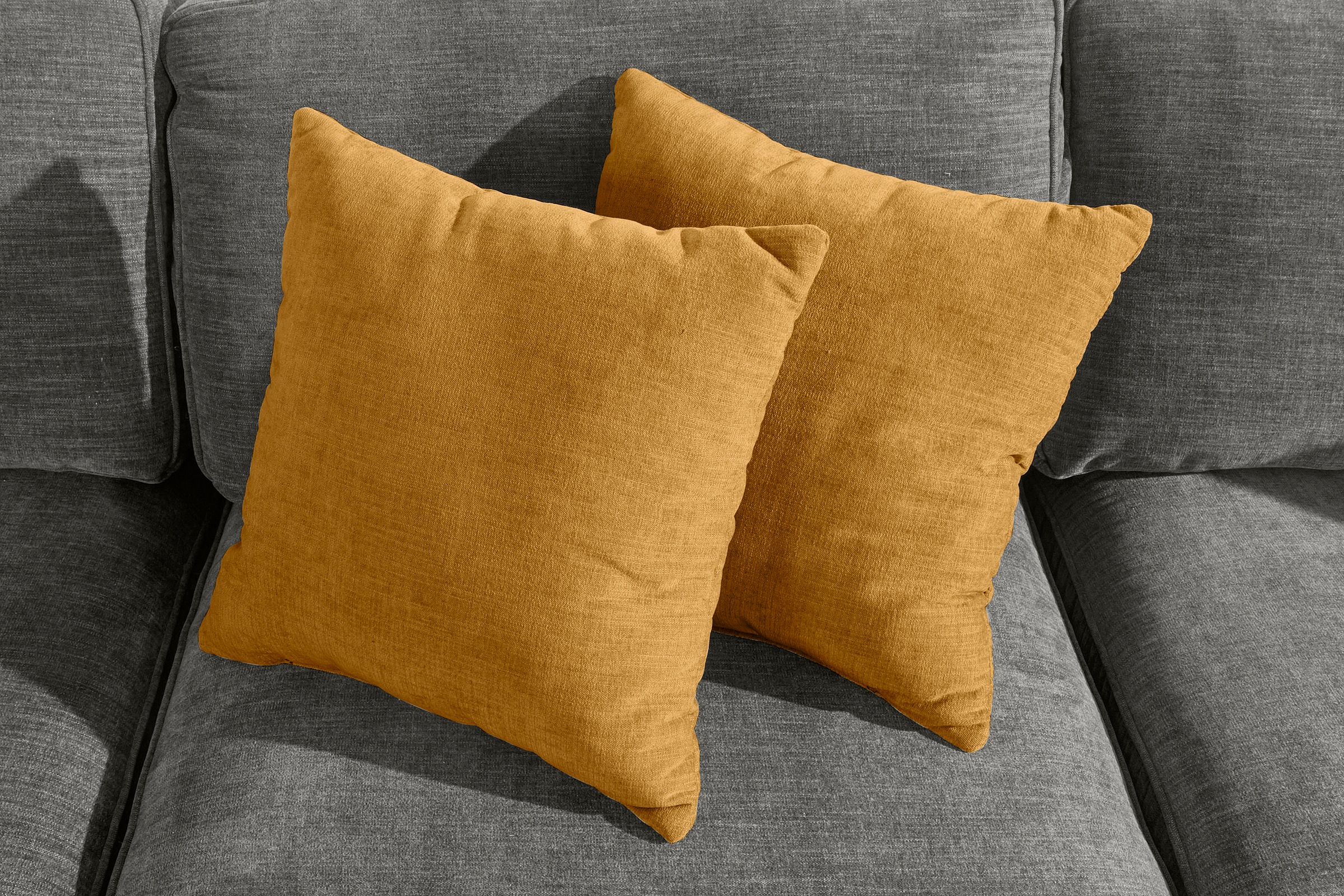 Home affaire Ecksofa »Broughton L-Form«, weicher Sitzkomfort, incl. 4 Zierkissen, Keder