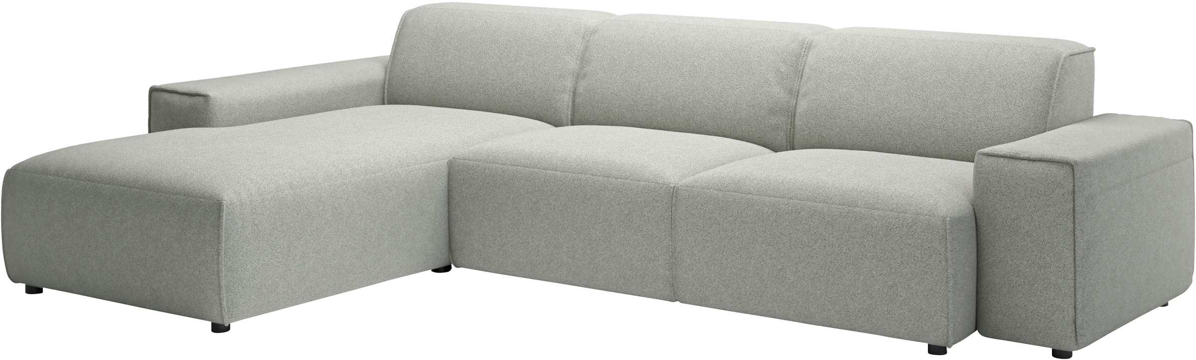 andas Ecksofa »Glimminge auch in Breitcord, Feincord, Bouclé + Easy care-Bezug«, L-Form, Breite 294, Zierkissen