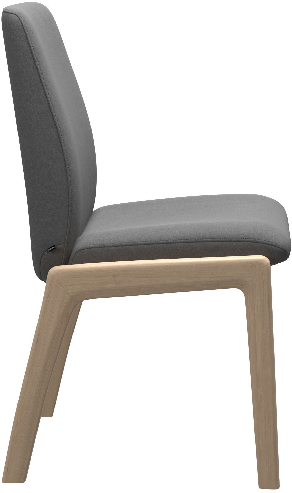 Stressless® Polsterstuhl »Laurel«, Microfaser DINAMICA, Low Back, Größe L, mit abgerundeten Beinen in Eiche natur