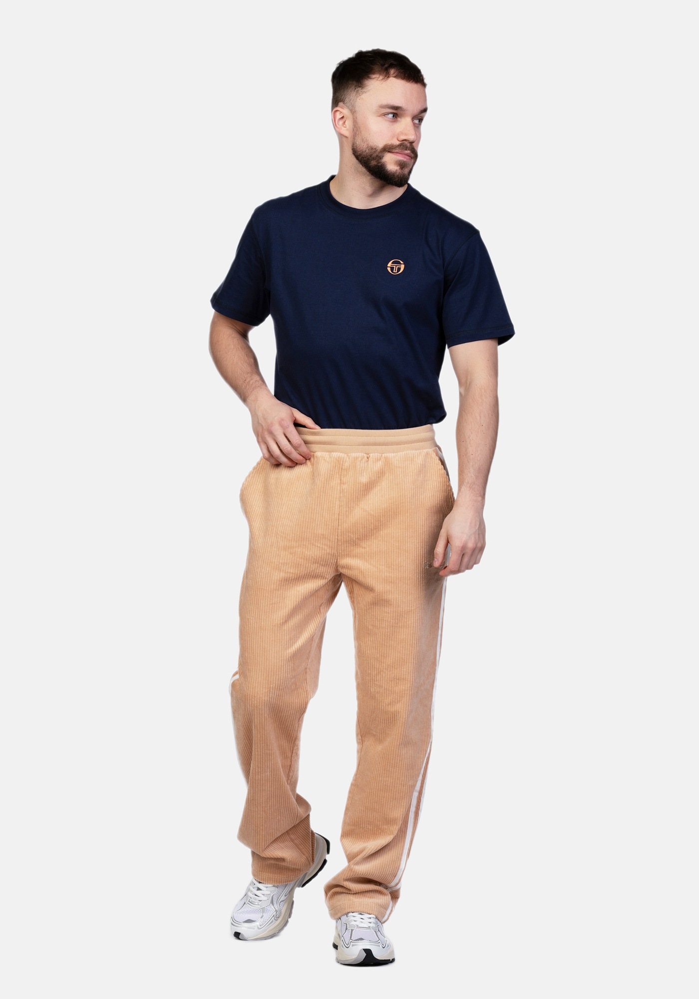 Sergio Tacchini Jogginghose »EDGAR CORDUROY TRACK PANTS Herren«, Trainingshose Herren, Jogginghose, Retro, Sporthose, Streetwear, Sale