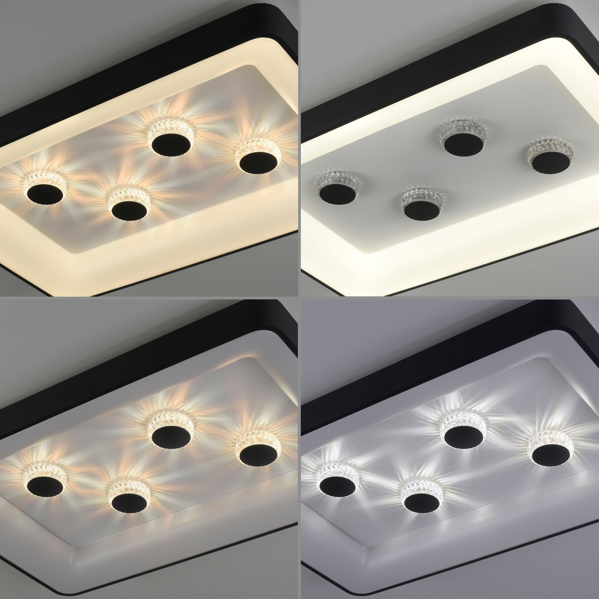 JUST LIGHT Deckenleuchte »VERTIGO«, 1 flammig, Leuchtmittel LED-Board | LED fest integriert