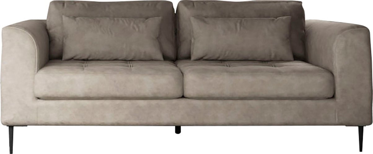 TRENDMANUFAKTUR 2-Sitzer »Luzi, gemütlich und bequem, tolle Detailverabeitung« wahlweise mit Schlaffunktion und Bettkasten, inklusive Nierenkissen