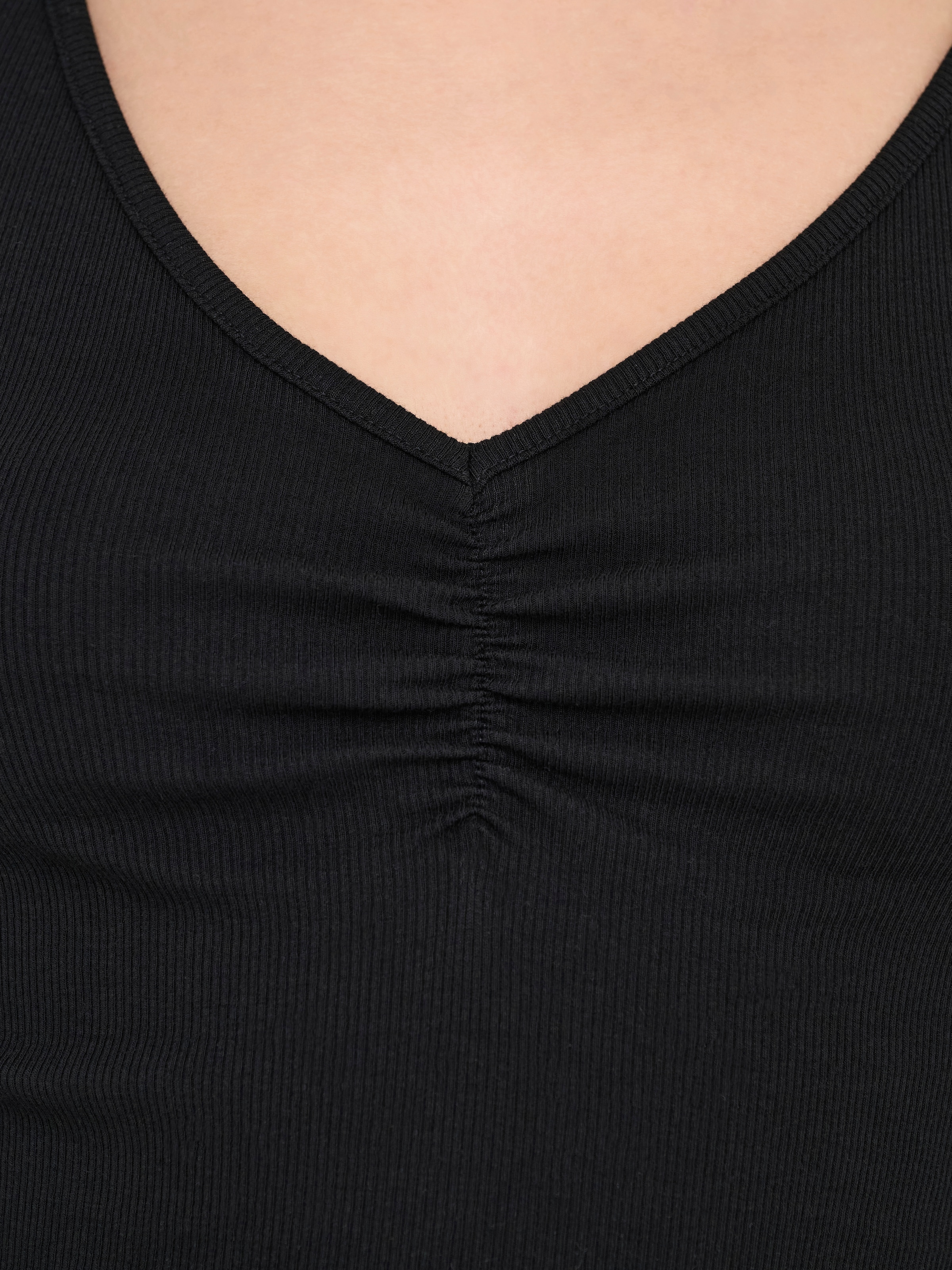 ONLY Langarmshirt »ONLBETTY L/S V-NECK TOP CC JRS«