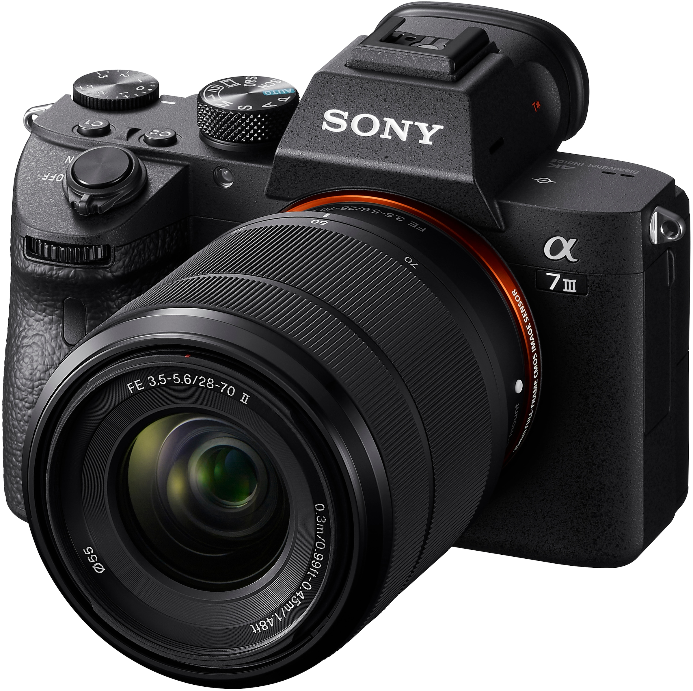 Sony Systemkamera »Alpha 7 III« FE 28-70mm F3.5-5.6 OSS , 24,2 , 2,5 fach fach x opt. Zoom , Bluetooth | WLAN