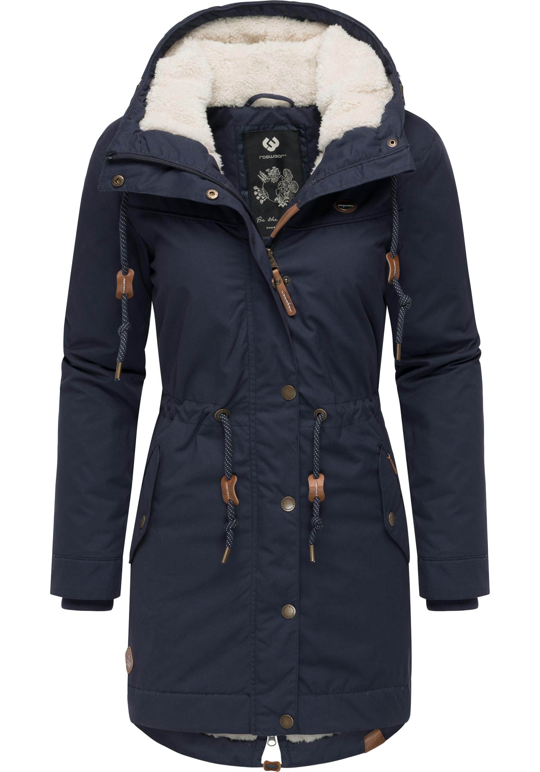 Ragwear Winterjacke "YM-Canny" mit Kapuze stylischer Damen Kurzmantel Parka günstig online kaufen