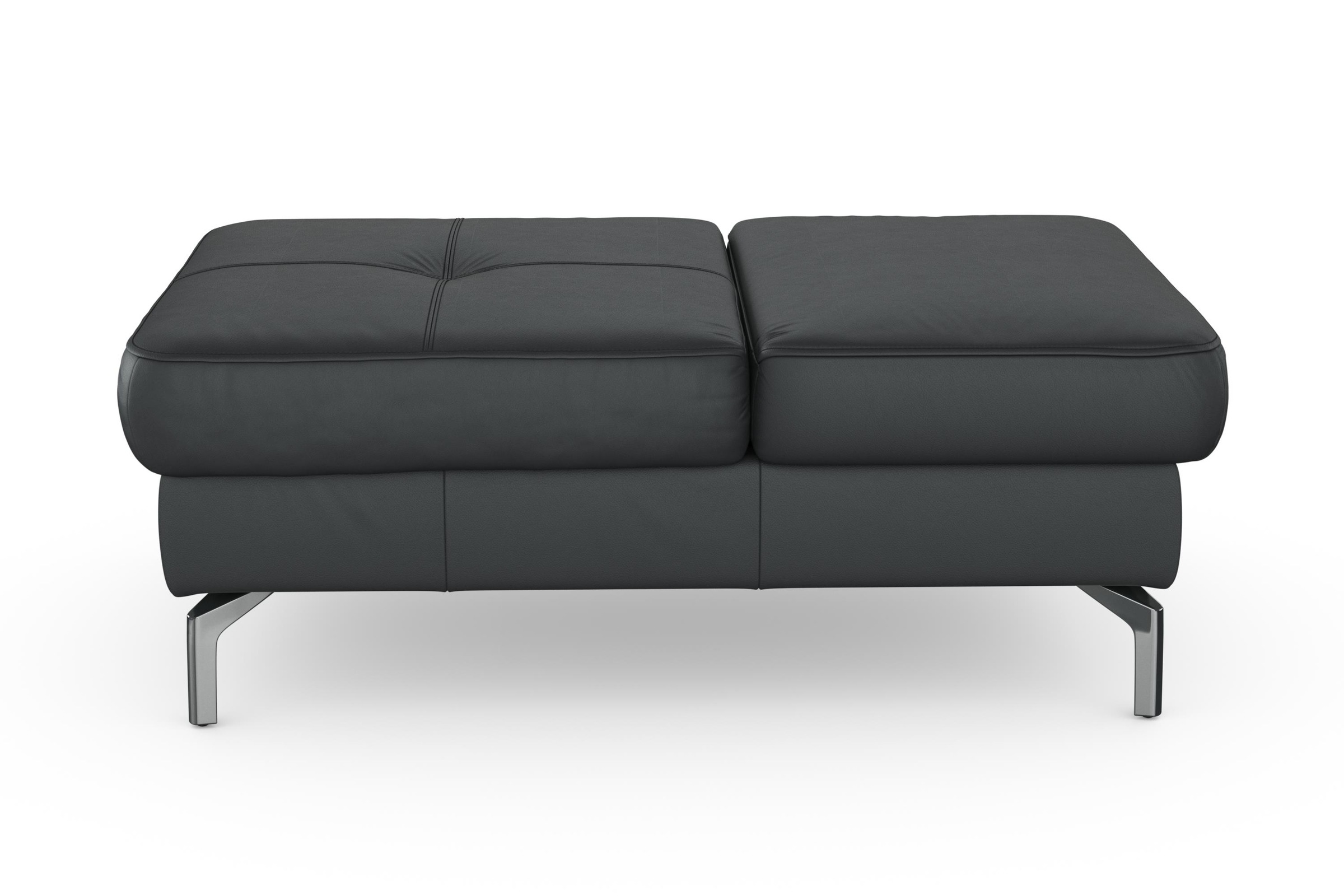 sit&more Hocker »Bendigo«, mit Klappfunktion, Bodenfreiheit 15 cm, wahlweise in 2 Fußfarben