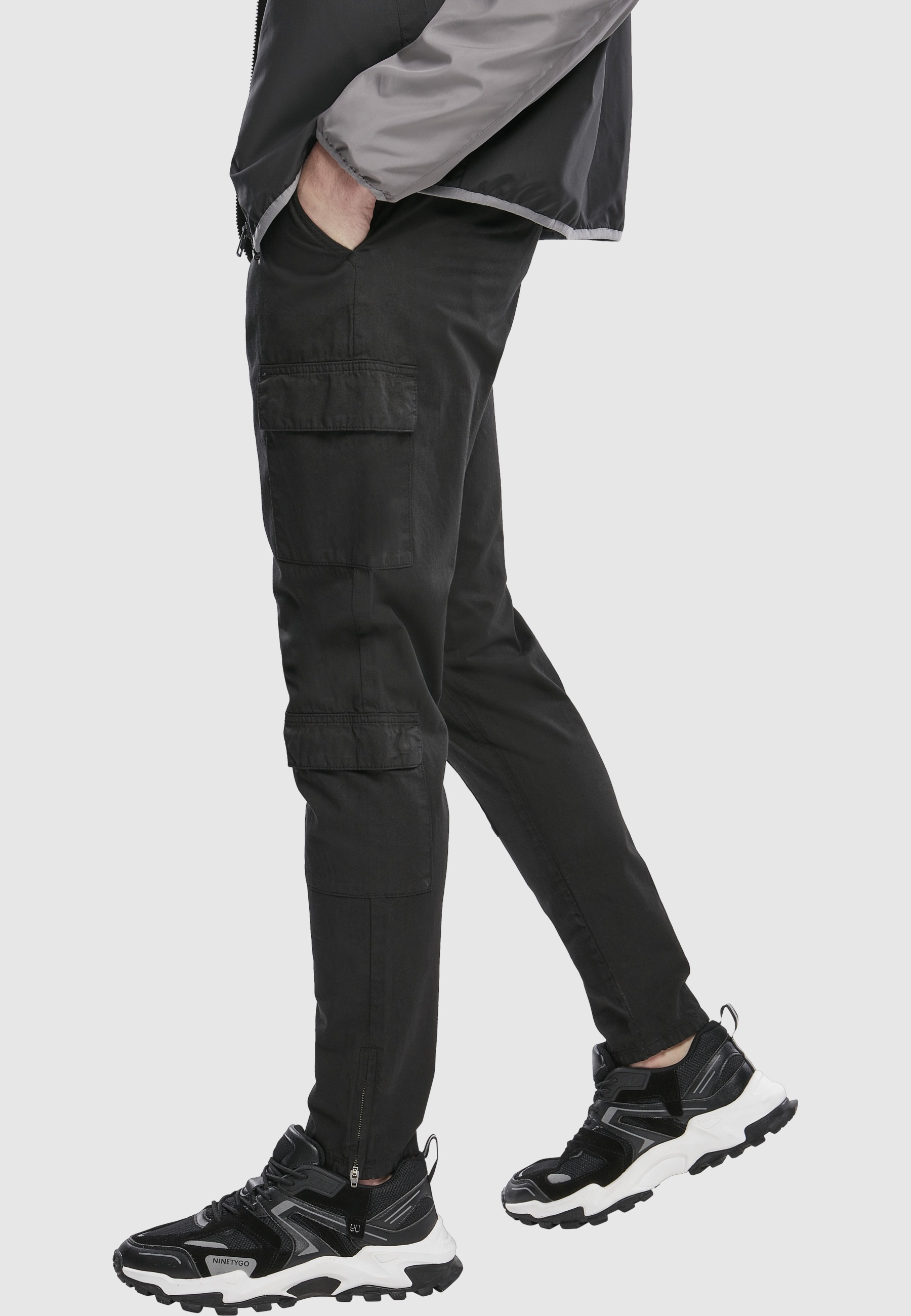 URBAN CLASSICS Cargohose »Urban Classics Herren Tapered Double Cargo Pants«