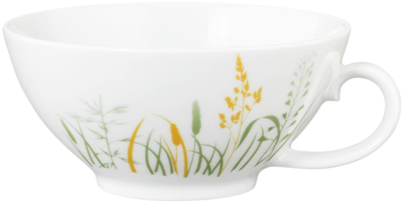 Seltmann Weiden Teeservice »Geschirr-Set, 18 Teile, Liberty Meadow Grasses, klein«, (Set, 18 tlg., 6x Teeobertasse klein 0,14 l, 6x Teeuntertasse, 6x Brotteller), Tassen, Untertassen, Teller, Made in Germany, 18 Teile, für 6 Personen