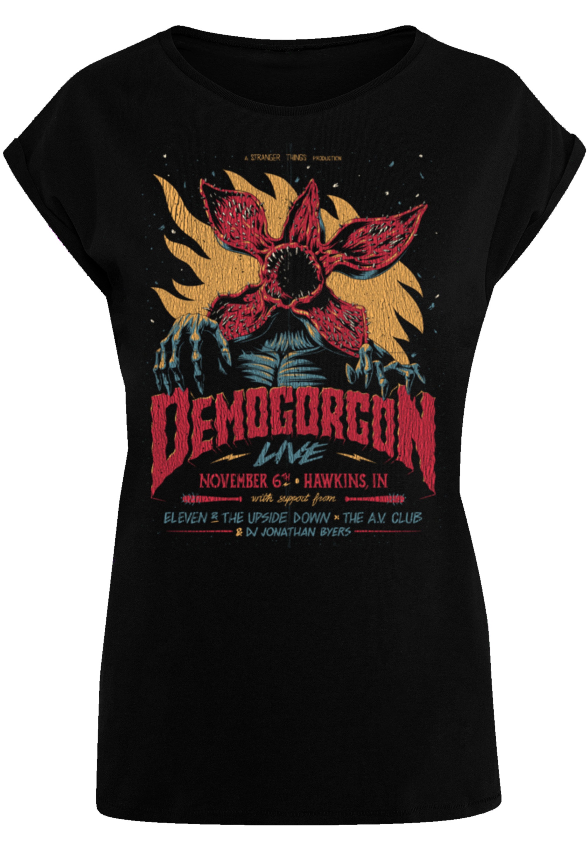 F4NT4STIC T-Shirt »Stranger Things Demogorgon Poster«, Premium Qualität