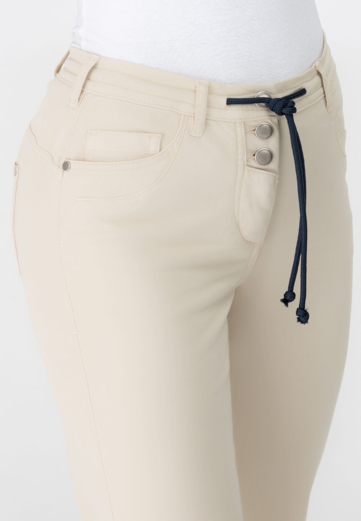 Recover Pants Stoffhose »Jogpants«, Mit teils verdeckter Knopfleiste