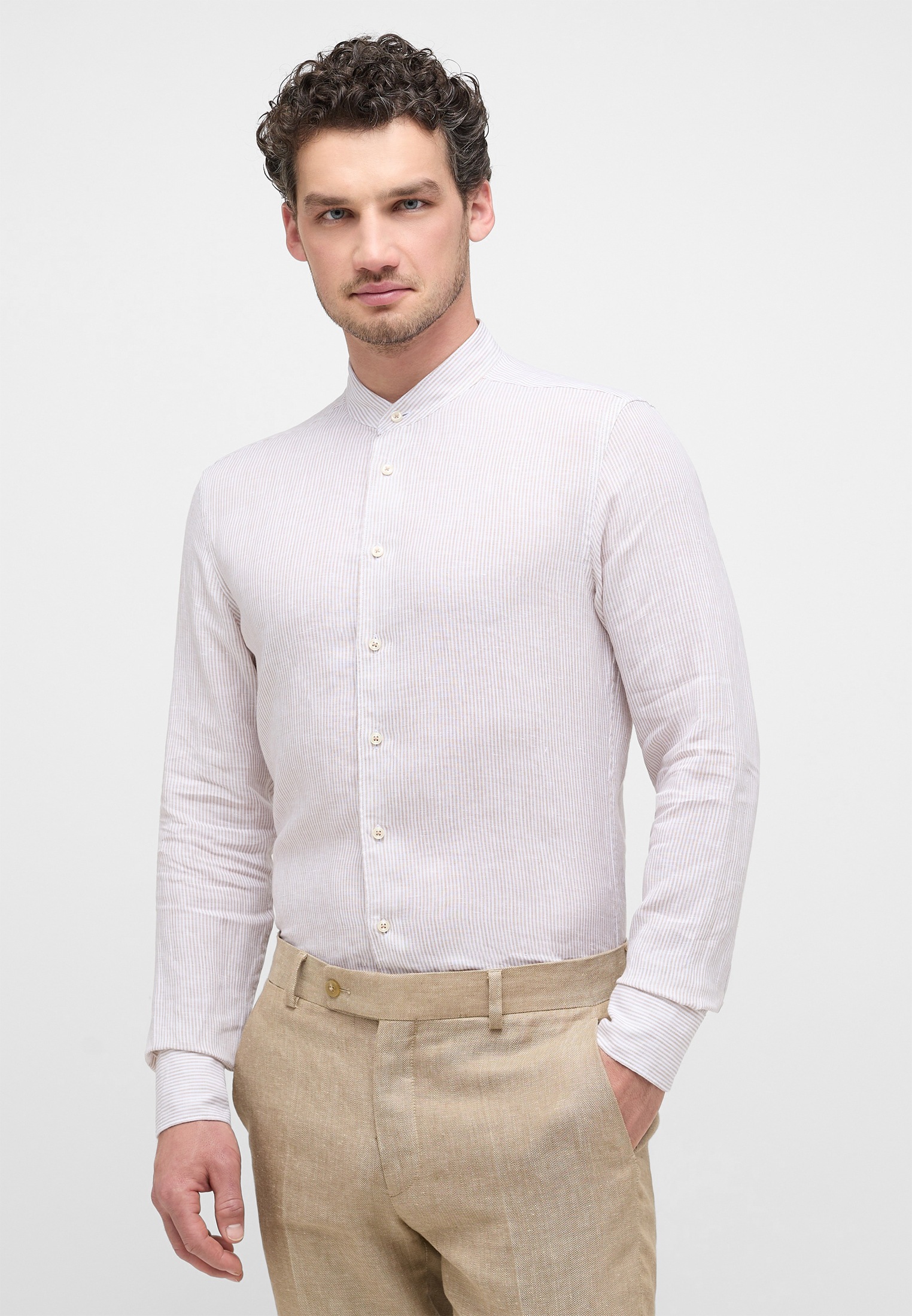 Eterna Langarmhemd "SLIM FIT" EASY IRON (bügelleicht) günstig online kaufen