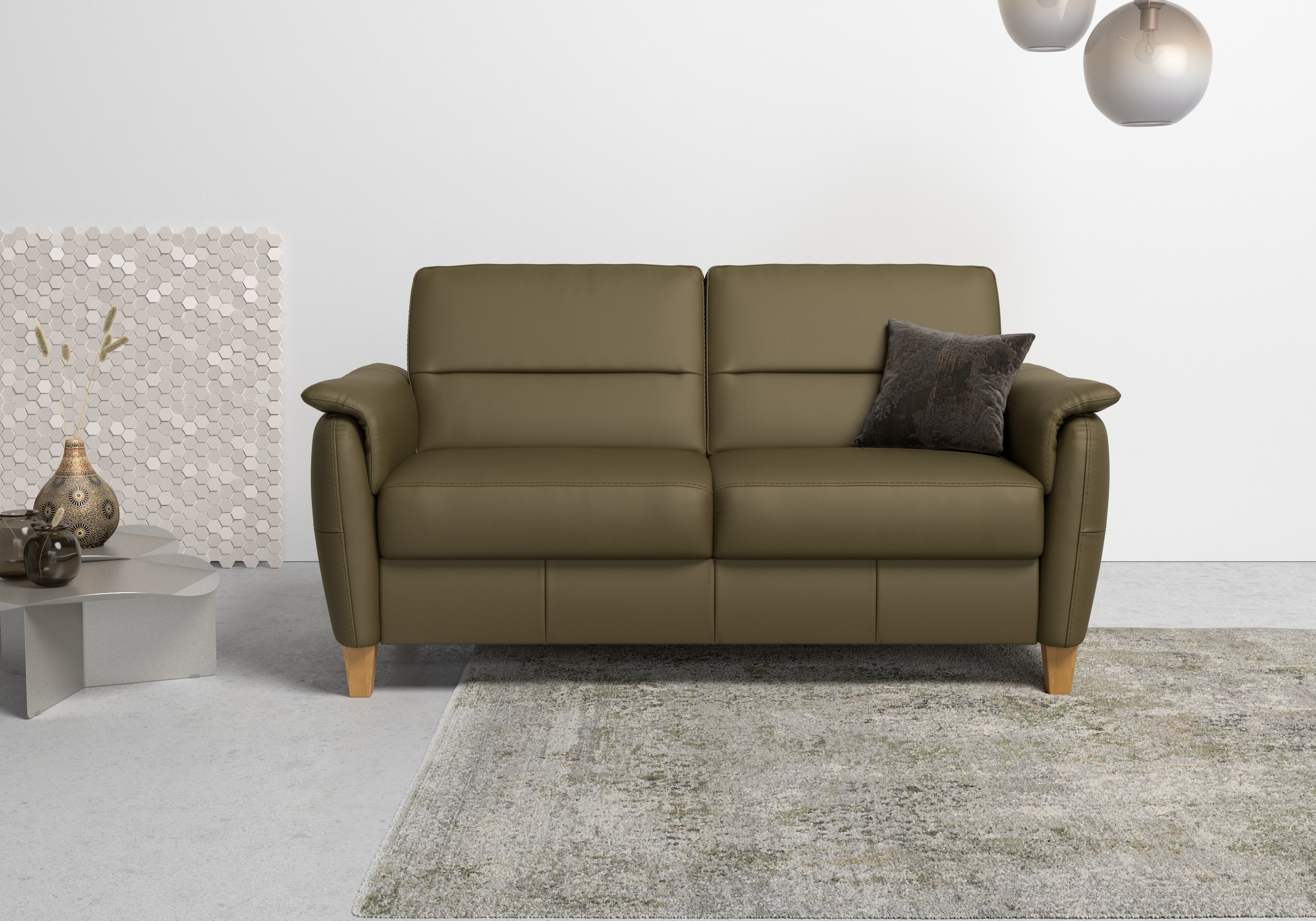 Home affaire 2,5-Sitzer "Palmera, B: 179 cm" mit Federkern
