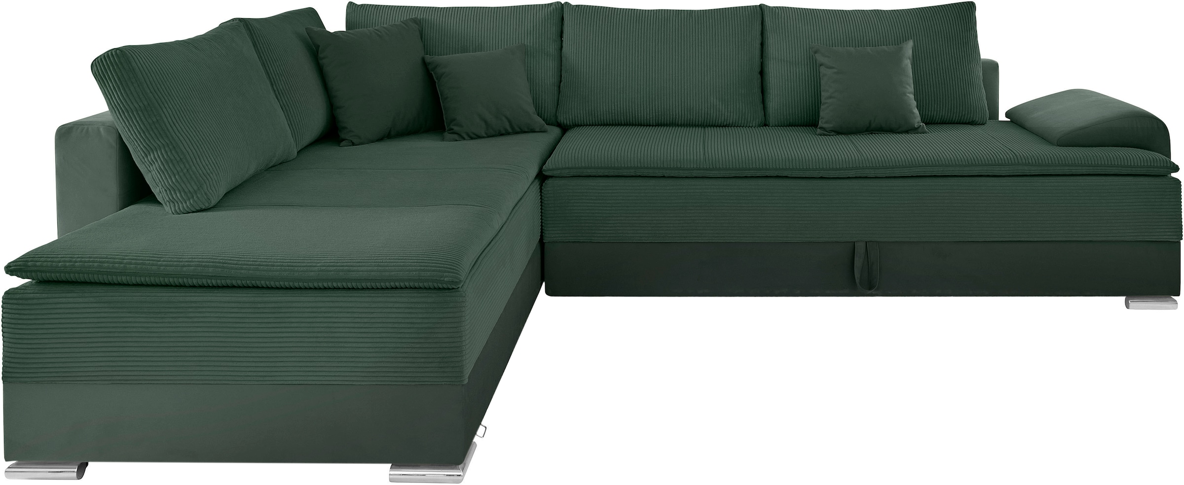 Ecksofa »Night & Day L-Form«, mit Boxspring Bettfunktion 180x200 cm, Dauerschläfer