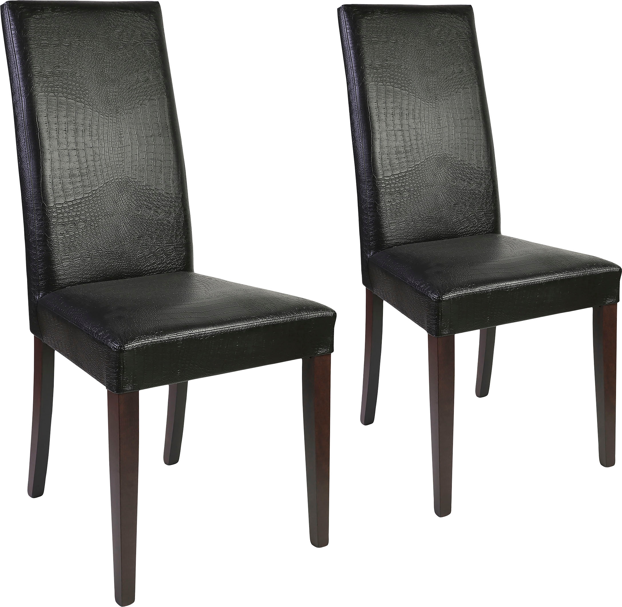 OTTO home Polsterstuhl "Java" (Set) 2 Stk.Kunstlederbezug mit Animalprägung günstig online kaufen