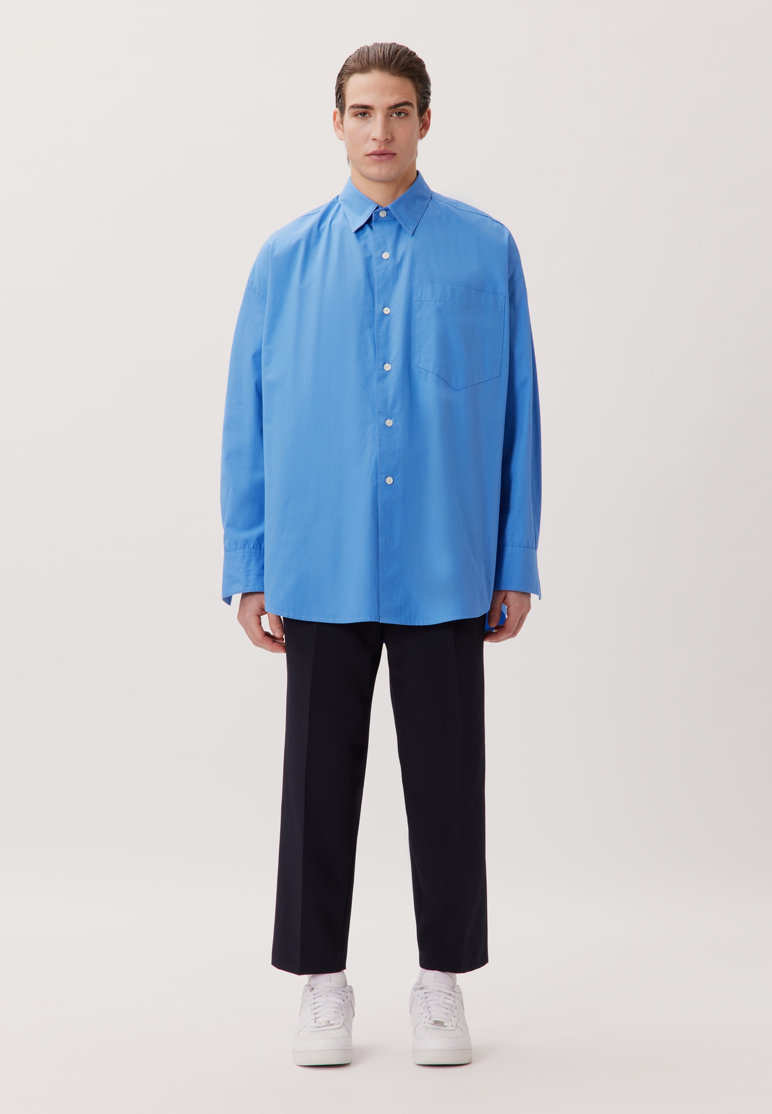 studio seidensticker "Studio" Oversized 1/1 Kentkragen Uni günstig online kaufen