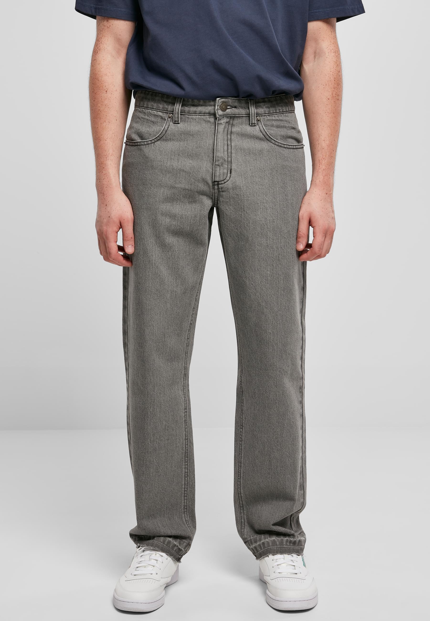 URBAN CLASSICS Bequeme Jeans »Urban Classics Herren Open Edge Loose Fit Jeans«, (1 tlg.)
