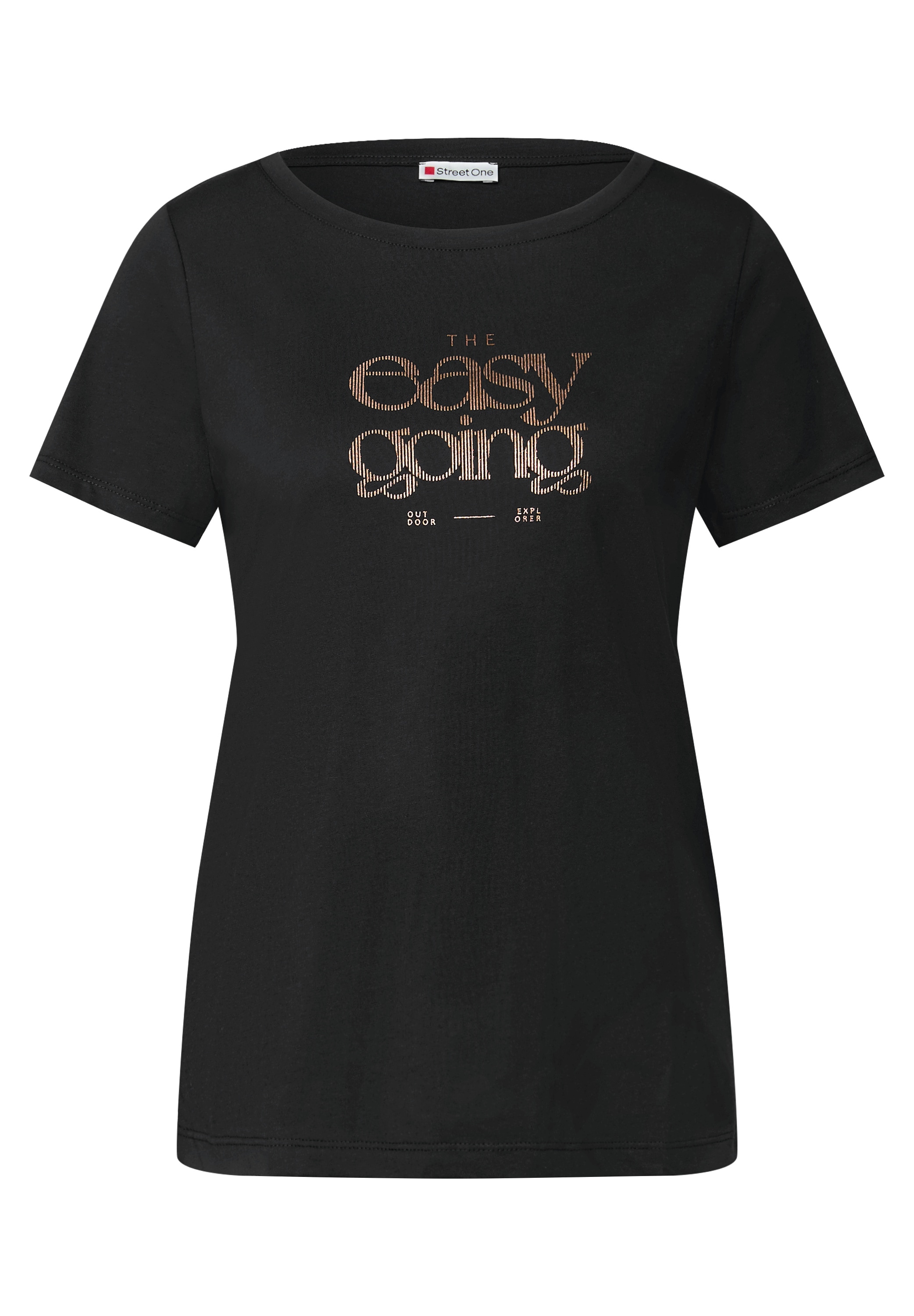 STREET ONE T-Shirt, mit Wording-Print