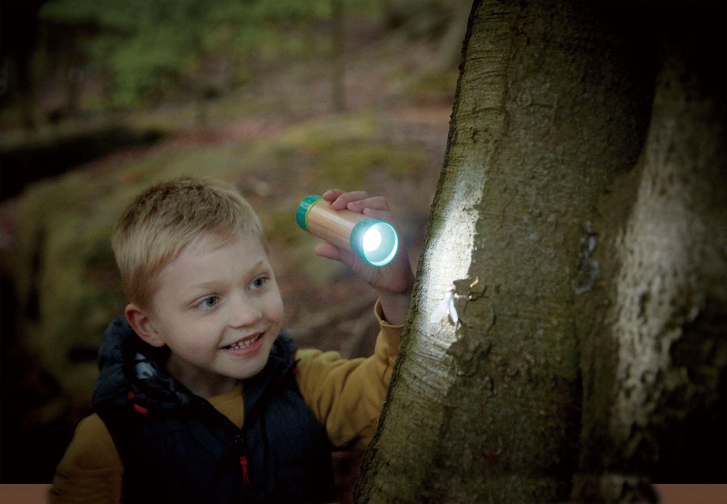 Hape Taschenlampe »Natur Fun, Hand-Taschenlampe«, für Kinder