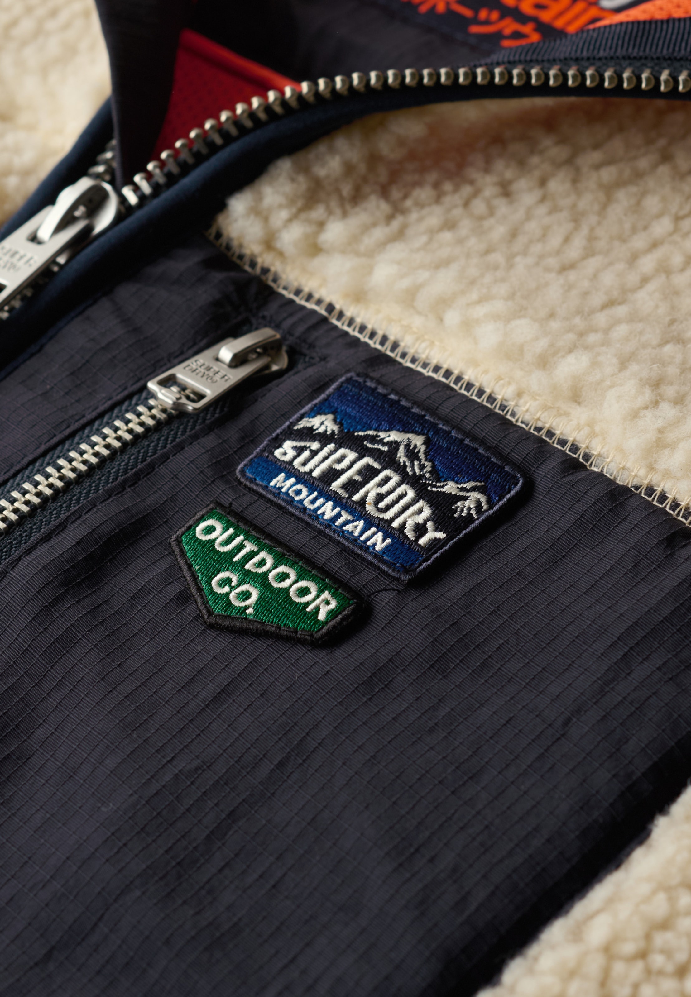 Superdry Steppweste »VINTAGE RETRO FLEECE GILET«