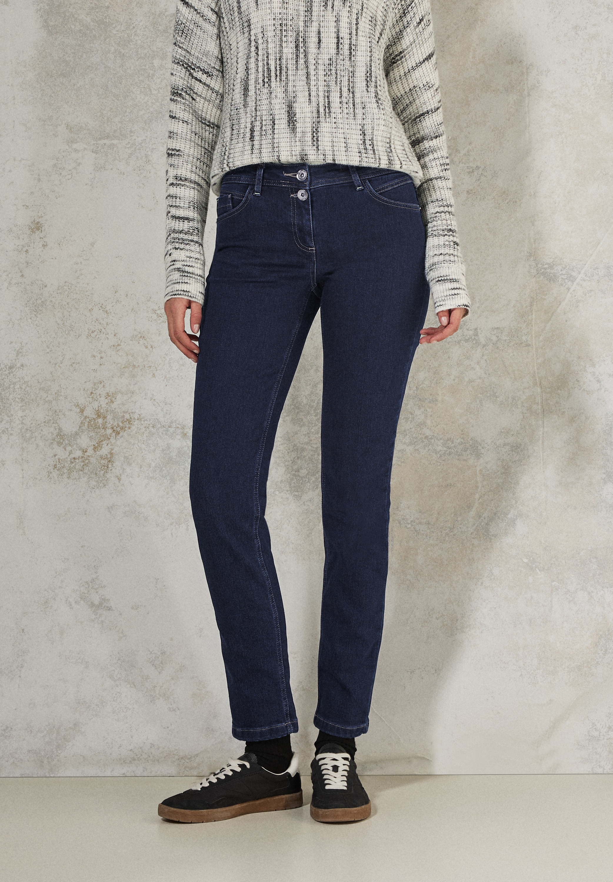 Cecil Slim-fit-Jeans, Middle Waist