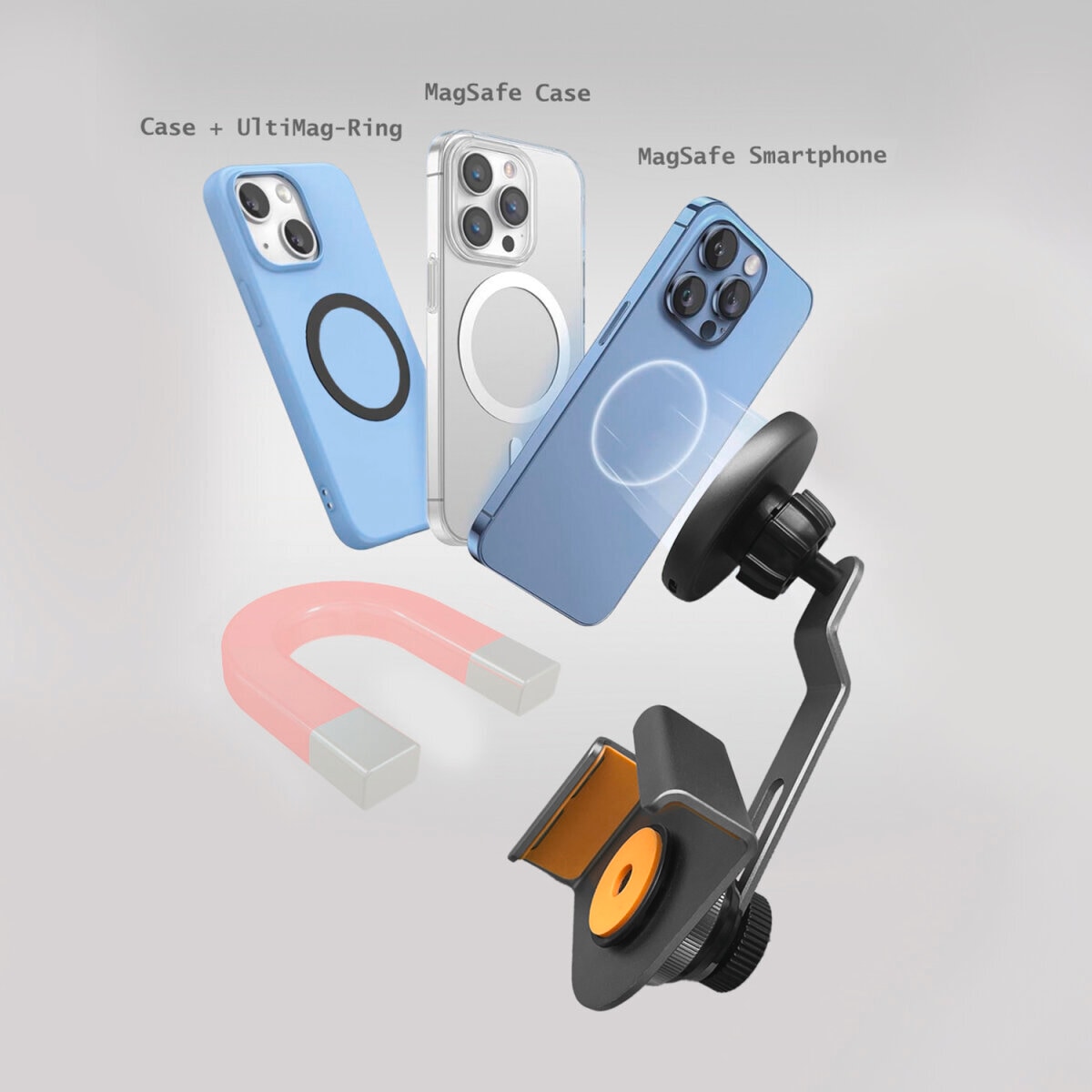 4smarts Wireless Charger »Qi2 Screen Mount«