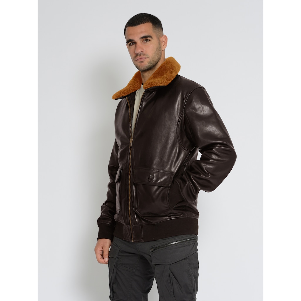 TOP GUN Lederjacke