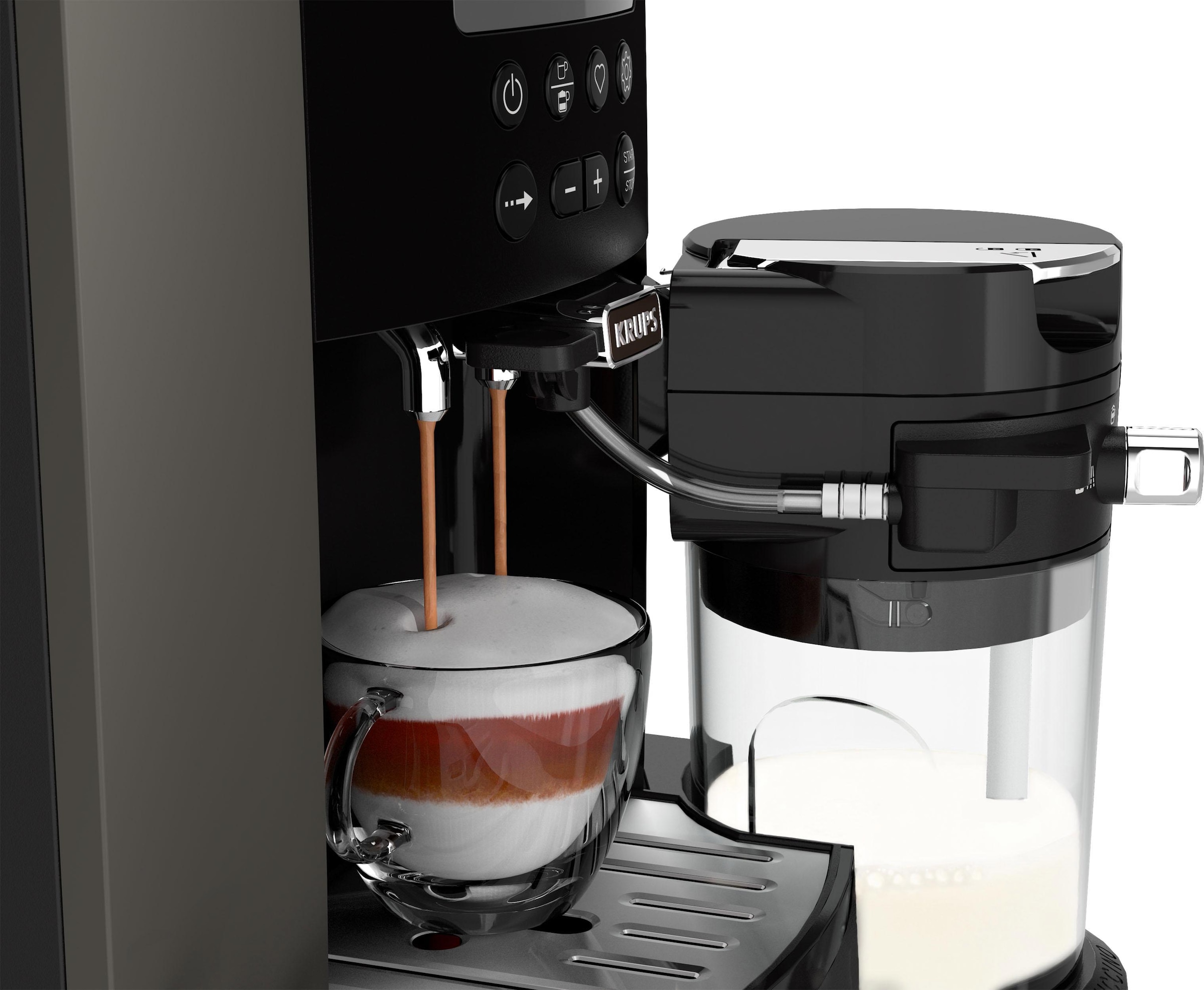 | Krups Arabica Liter, »EA819E auf BAUR Bar, 1,7 LCD-Display Pumpendruck: Rechnung 15 Kaffeevollautomat Wassertankkapazität: Latte«,