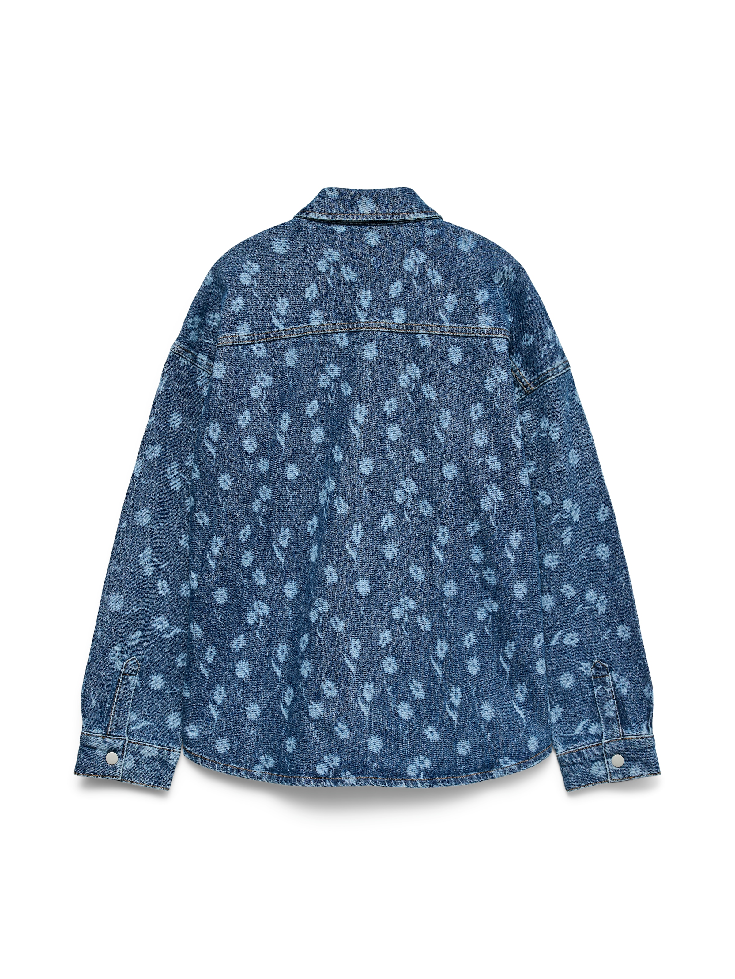 Vero Moda Jeansbluse »VMHAYDEN LS FLOWER DENIM SHIRT RA380« mit Blumenmuster