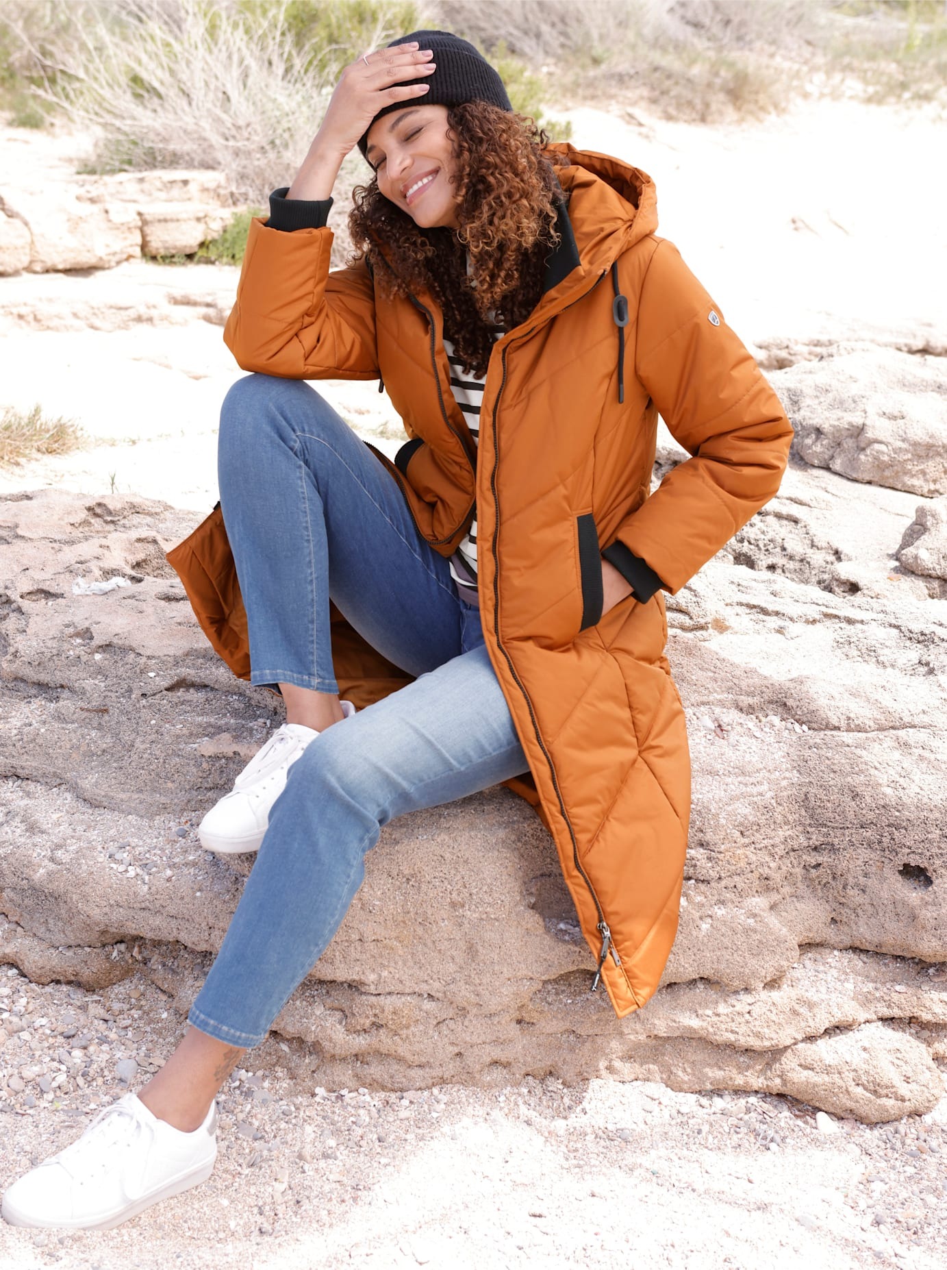 Casual Looks Steppmantel