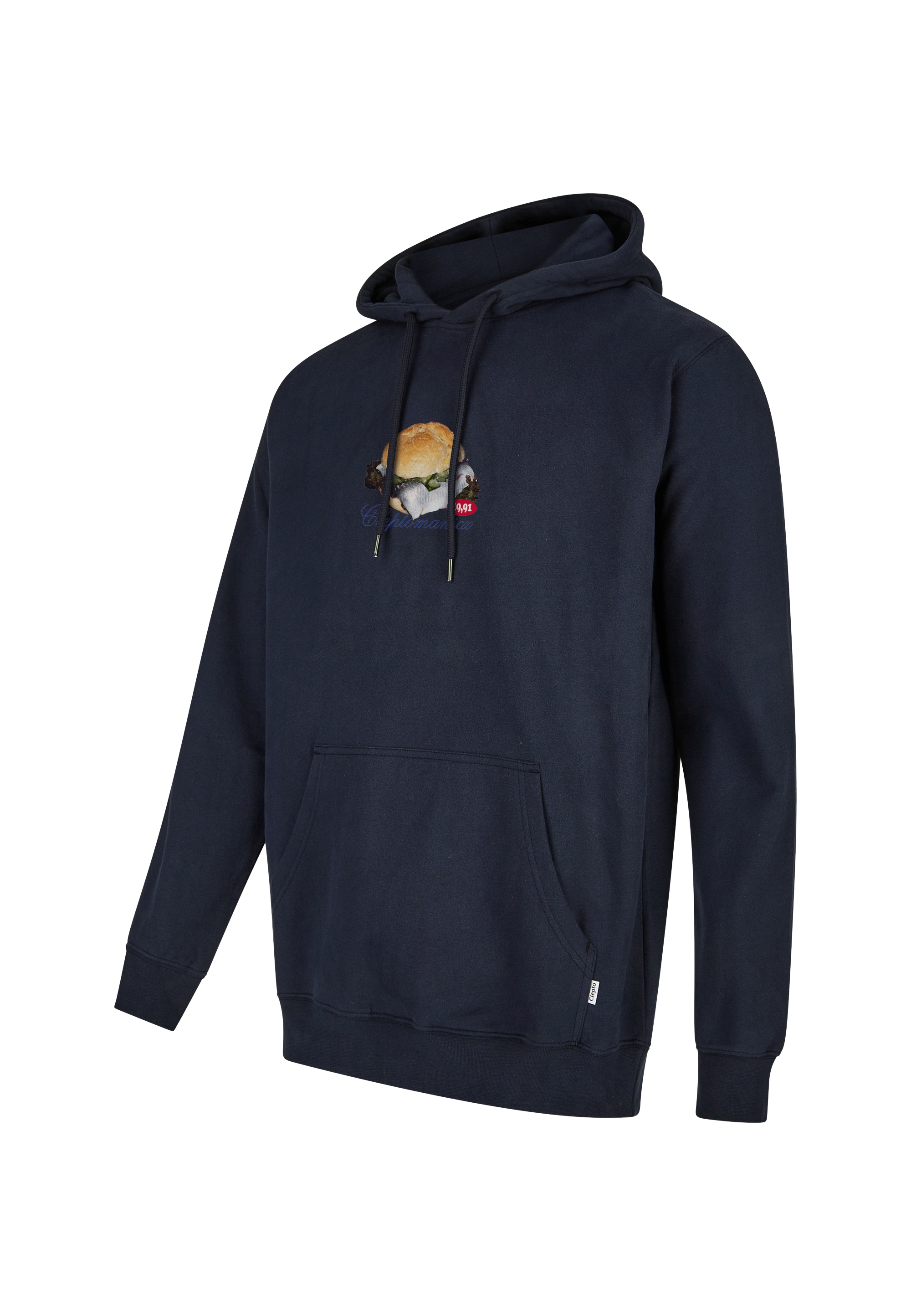 Cleptomanicx Kapuzensweatshirt »Boxy Hooded WTFISH«, Locker geschnitten