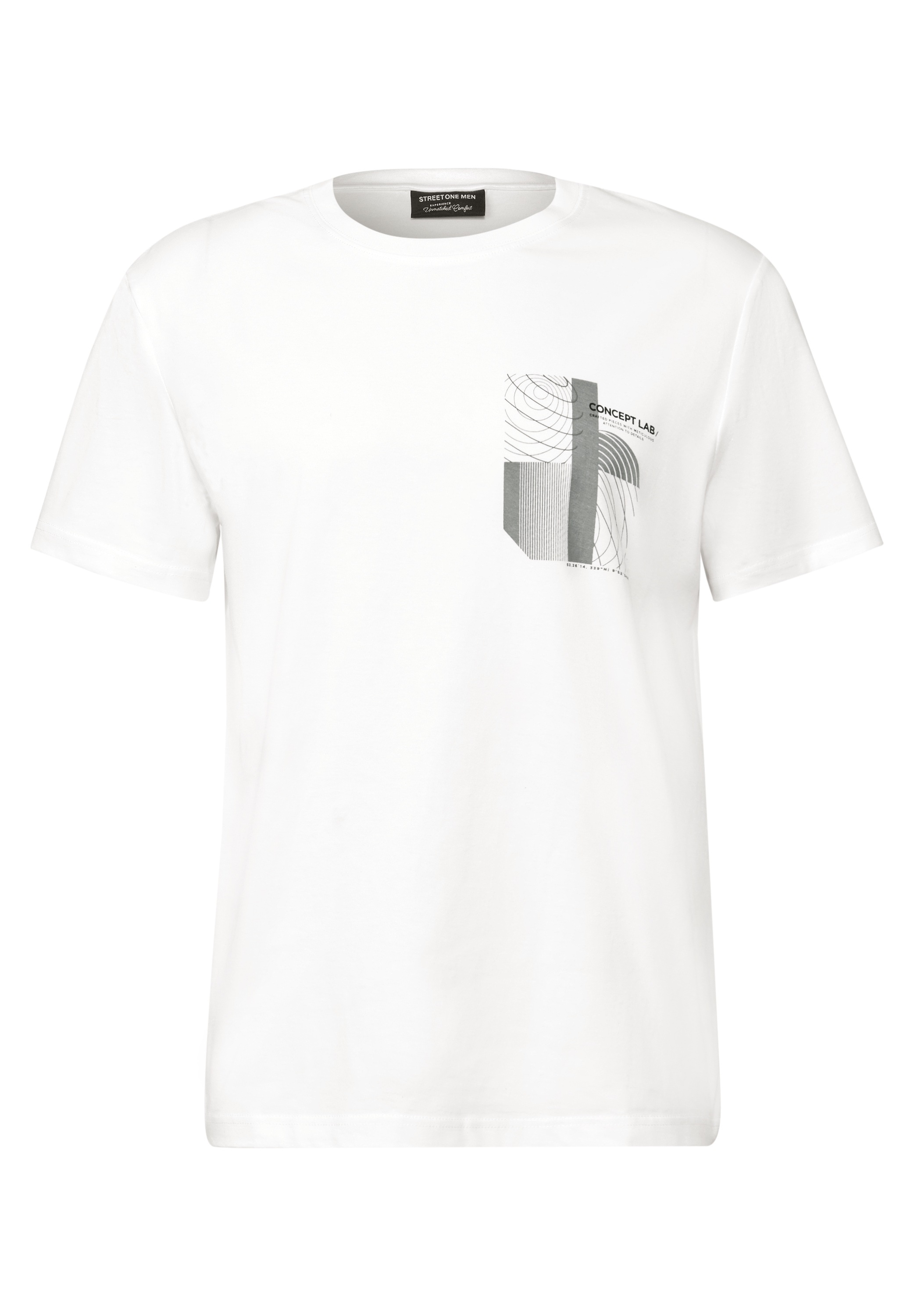 STREET ONE MEN T-Shirt, mit Rundhalsausschnitt