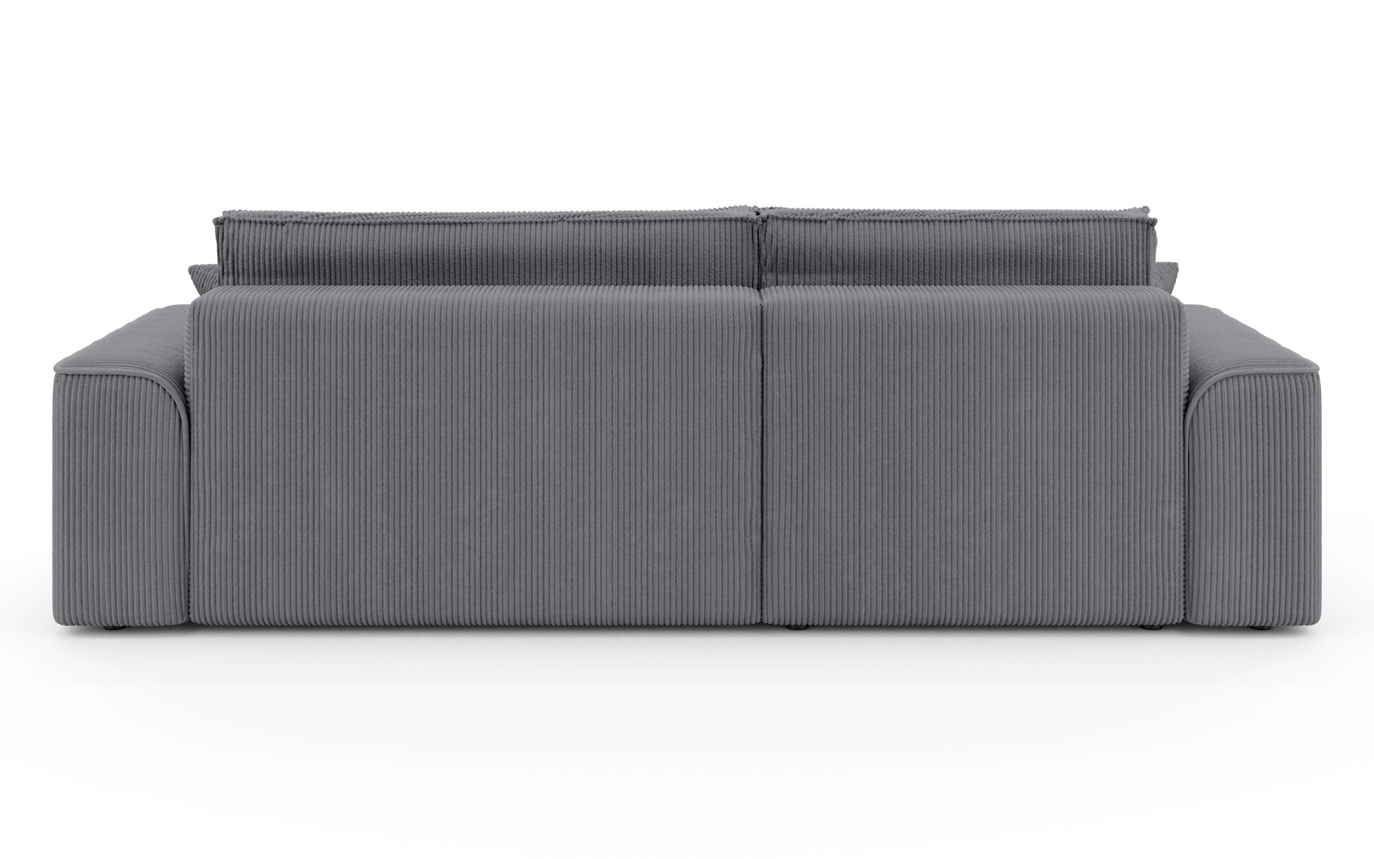 Home affaire Ecksofa »Santenay mit Bettfunktion und Bettkasten, Maße: B/T/H 266/164/90 cm«, L-Form mit Wellenfederung, Schlaffläche: 140x213 cm, auch in Cord