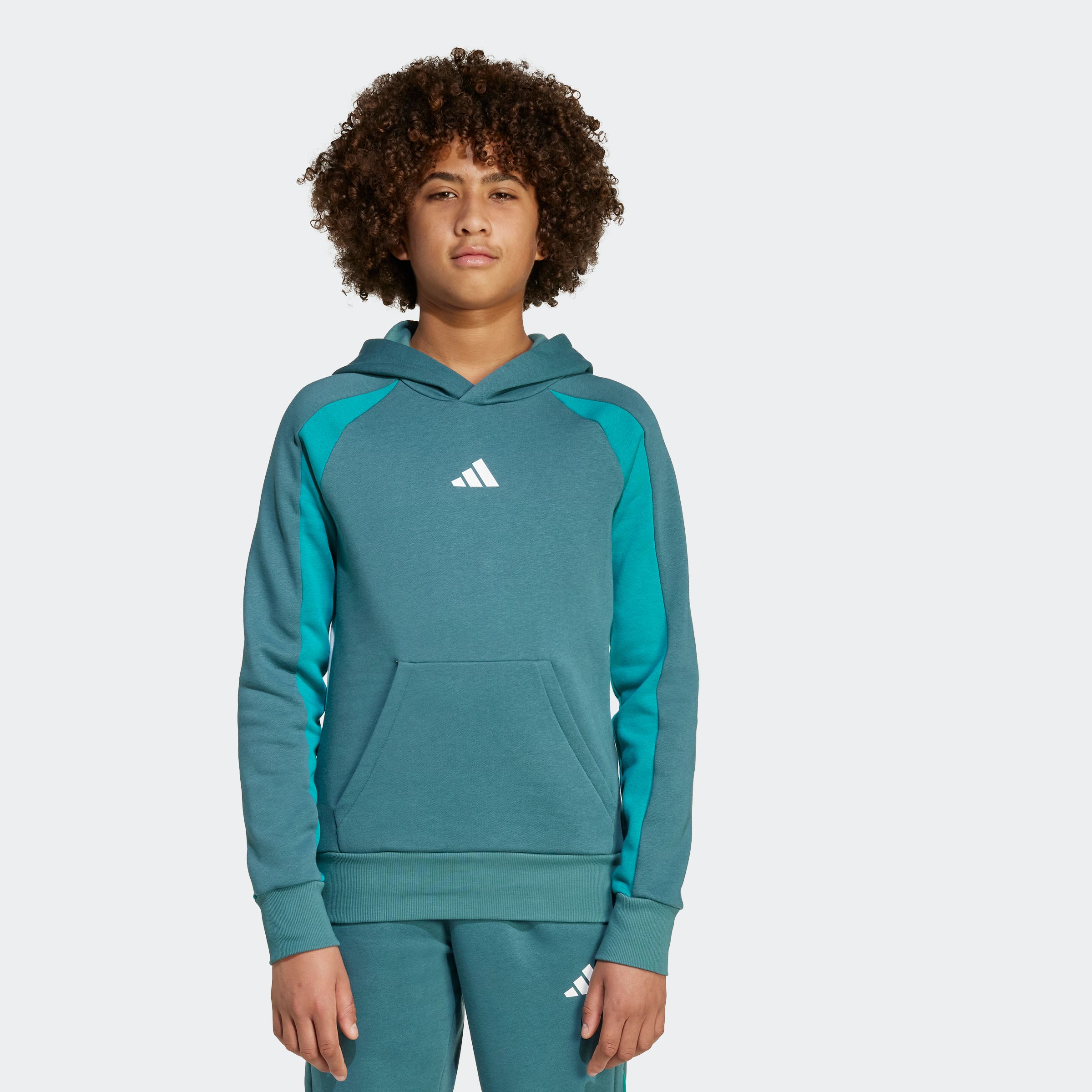 adidas Sportswear Kapuzensweatshirt "SEASONAL ESSENTIALS COLORBLOCK KIDS HOODIE"