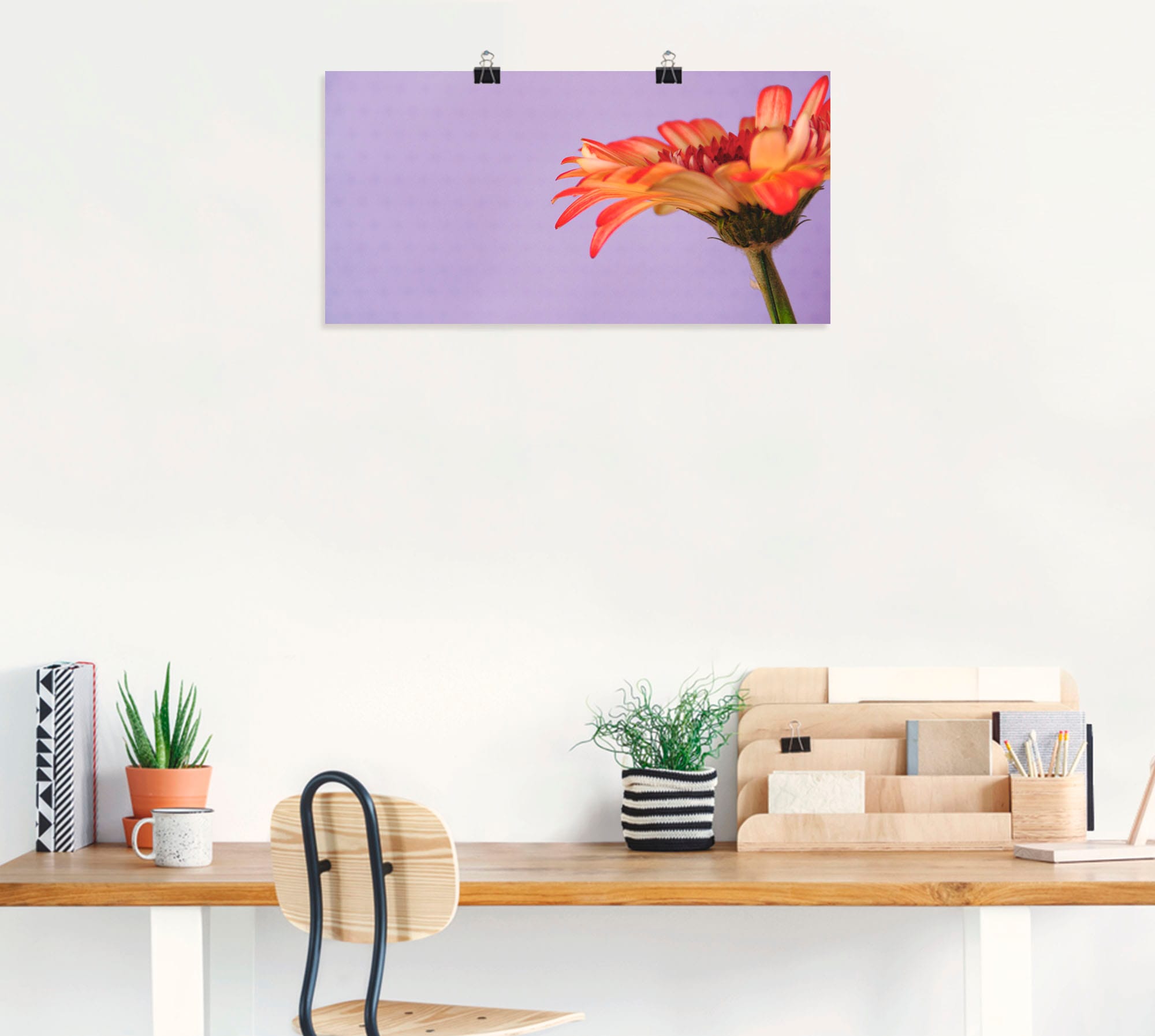 Artland Wandbild »Blume«, Blumen, (1 St.), als Leinwandbild, Wandaufkleber oder Poster in versch. Größen